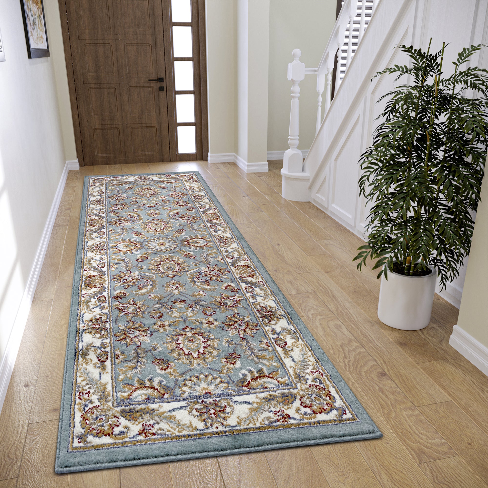 Tapis Persan Classique ADEN Turquoise – STUDIO DECO