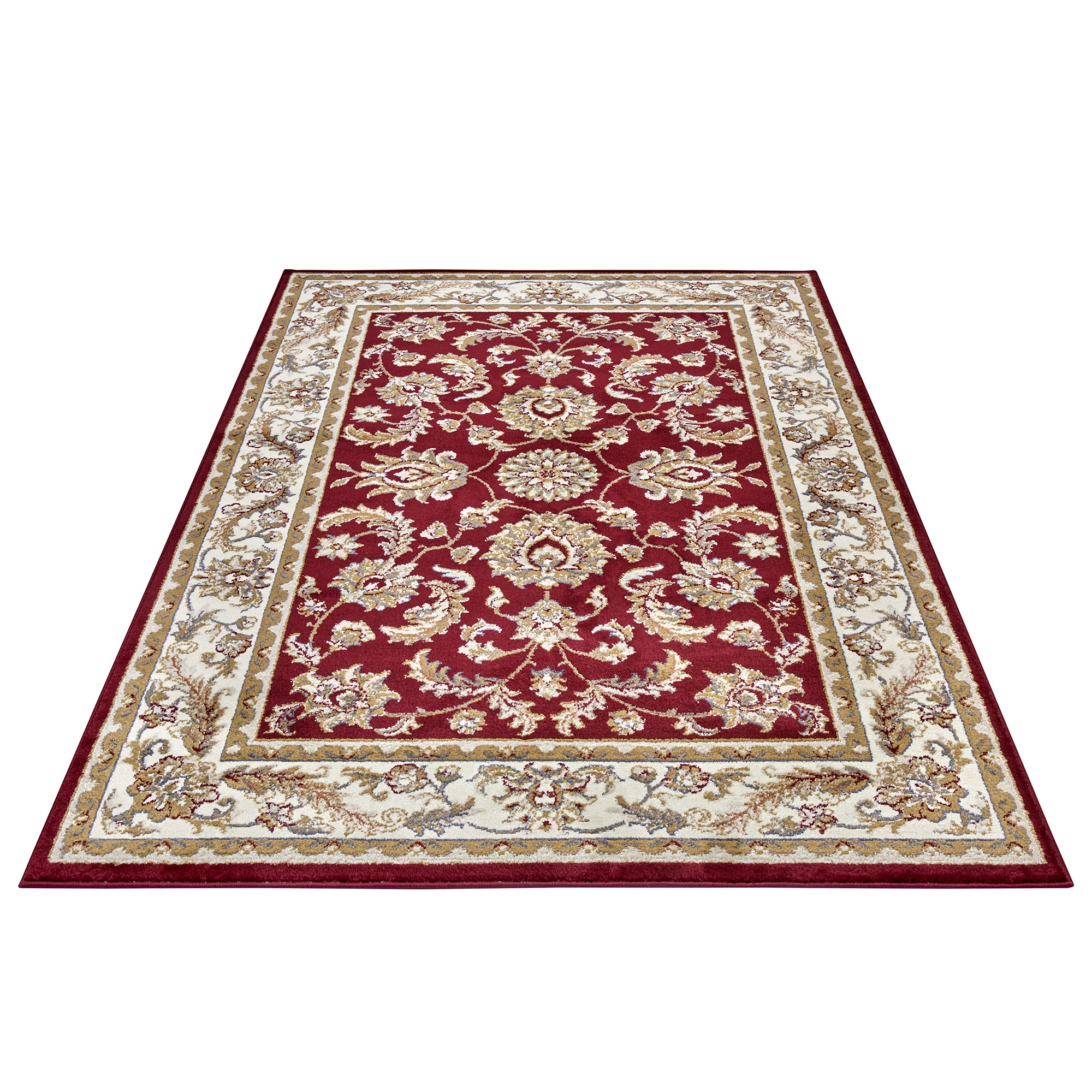 Tapis Persan Classique ADEN Rouge et Crème – STUDIO DECO