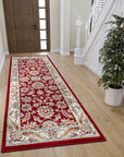 Tapis Persan Classique ADEN Rouge et Crème – STUDIO DECO