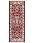 Tapis de Couloir Persan Classique - Rouge et Crème – STUDIO DECO