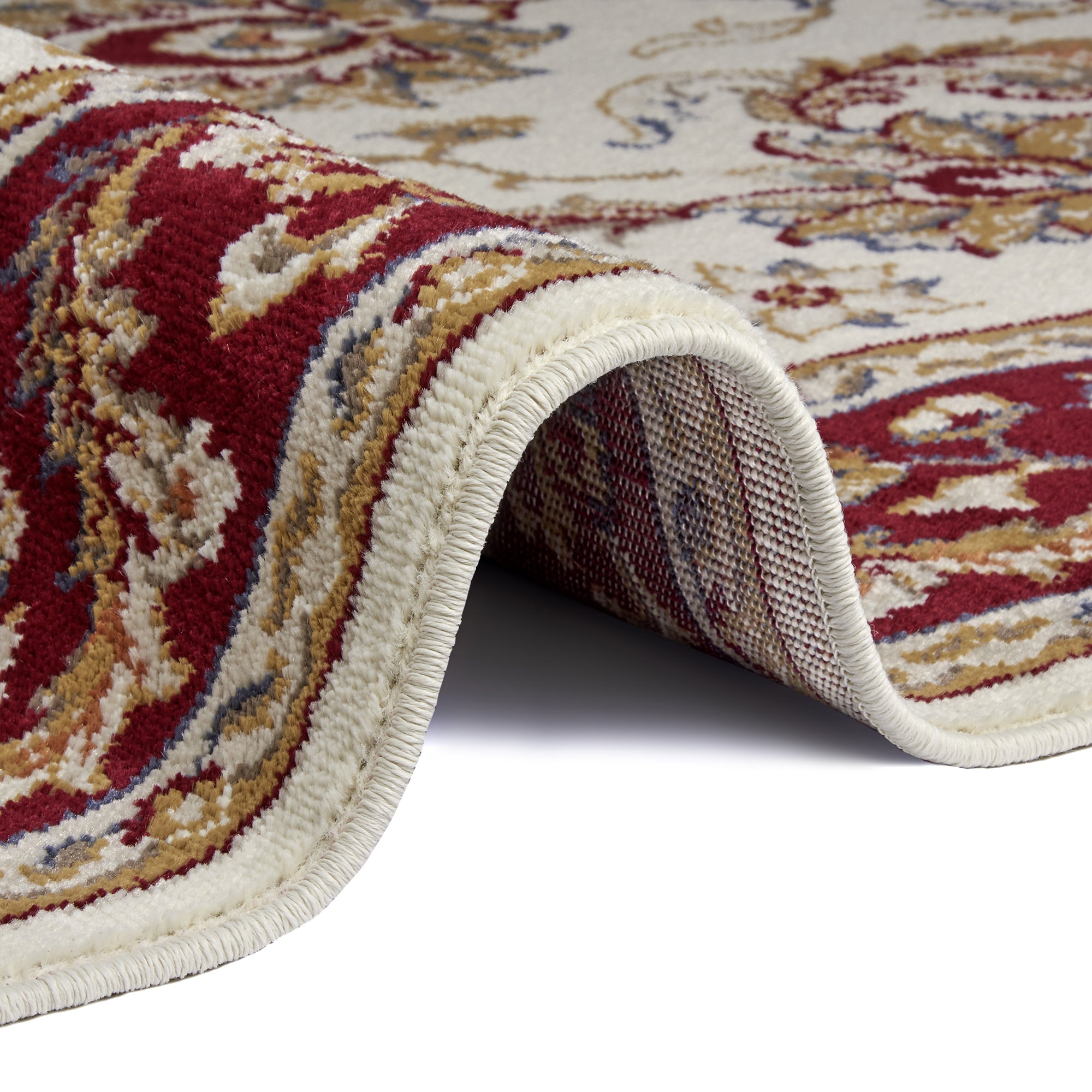 Tapis Persan Classique ADEN Crème et Rouge – STUDIO DECO