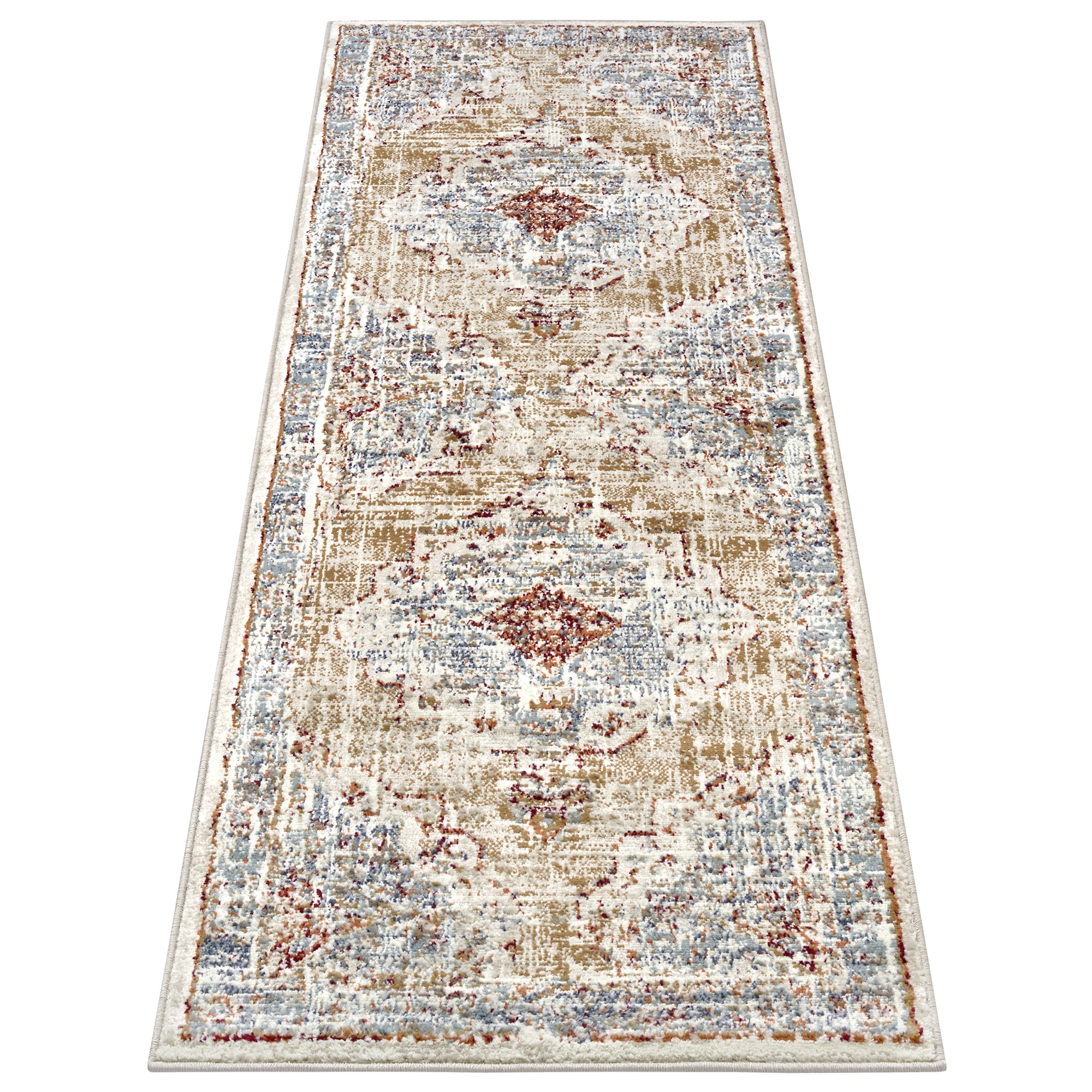 Tapis de couloir style Vintage MADERE - Beige – STUDIO DECO