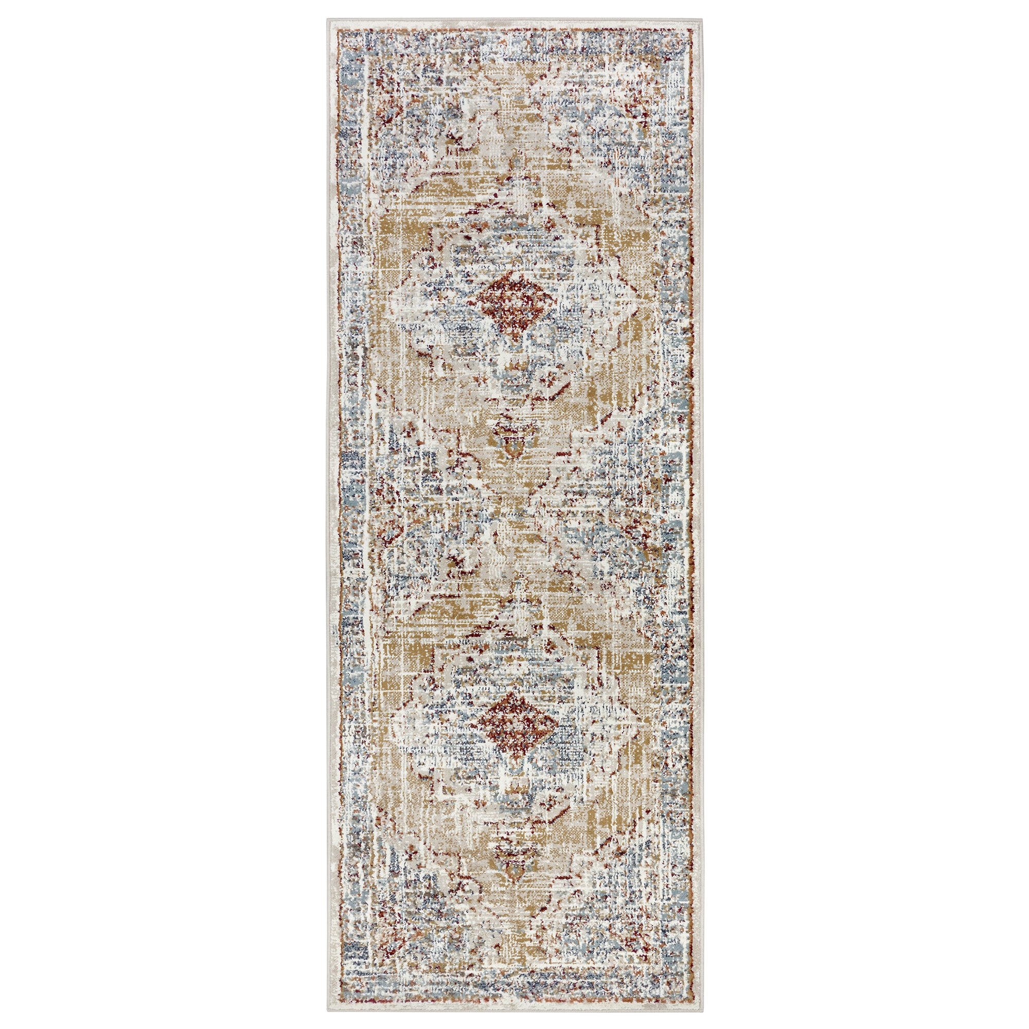 Tapis de couloir style Vintage MADERE - Beige – STUDIO DECO