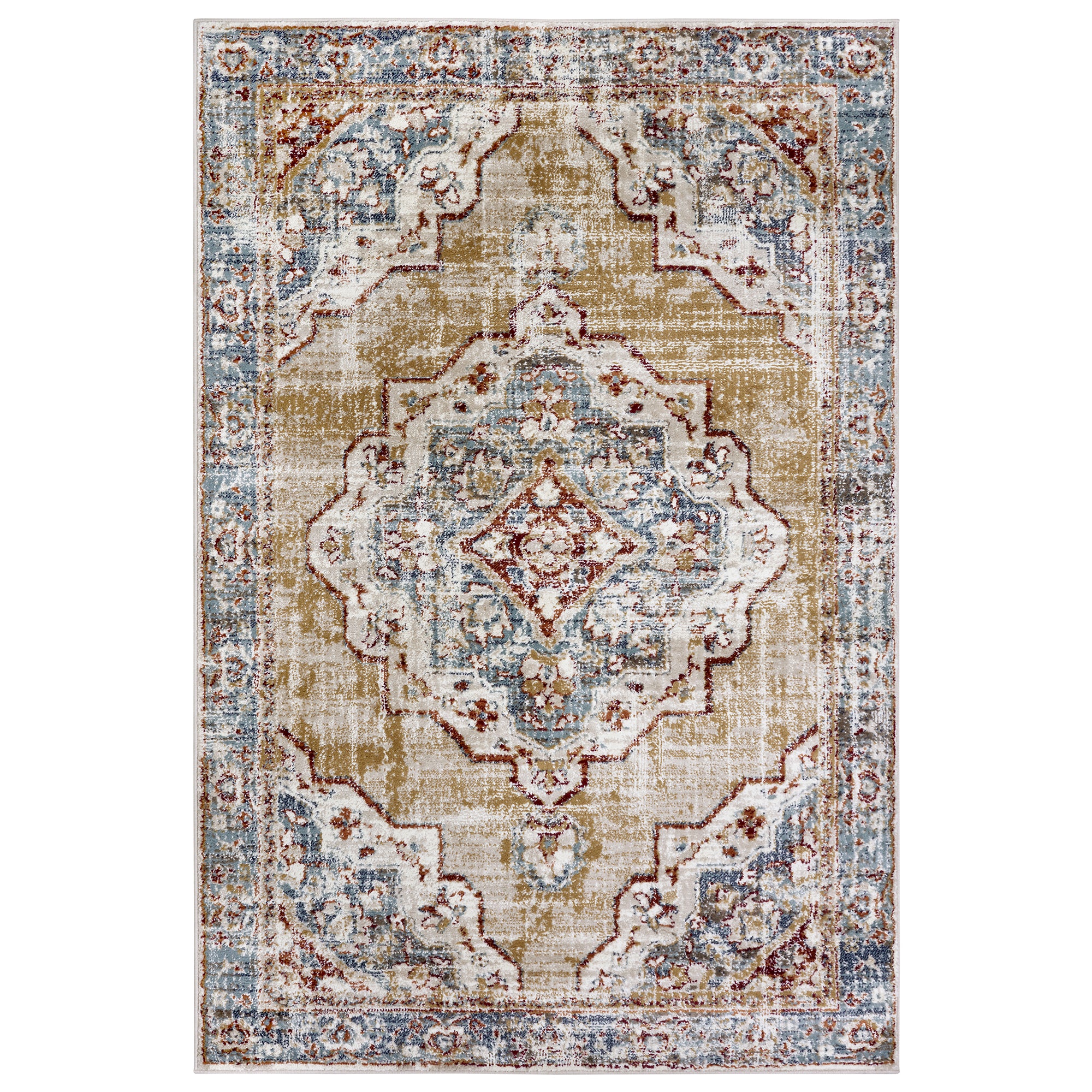 Tapis style Vintage MADERE Beige – STUDIO DECO