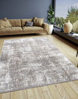Tapis moderne Abstrait STUDIO Gris Marron – STUDIO DECO