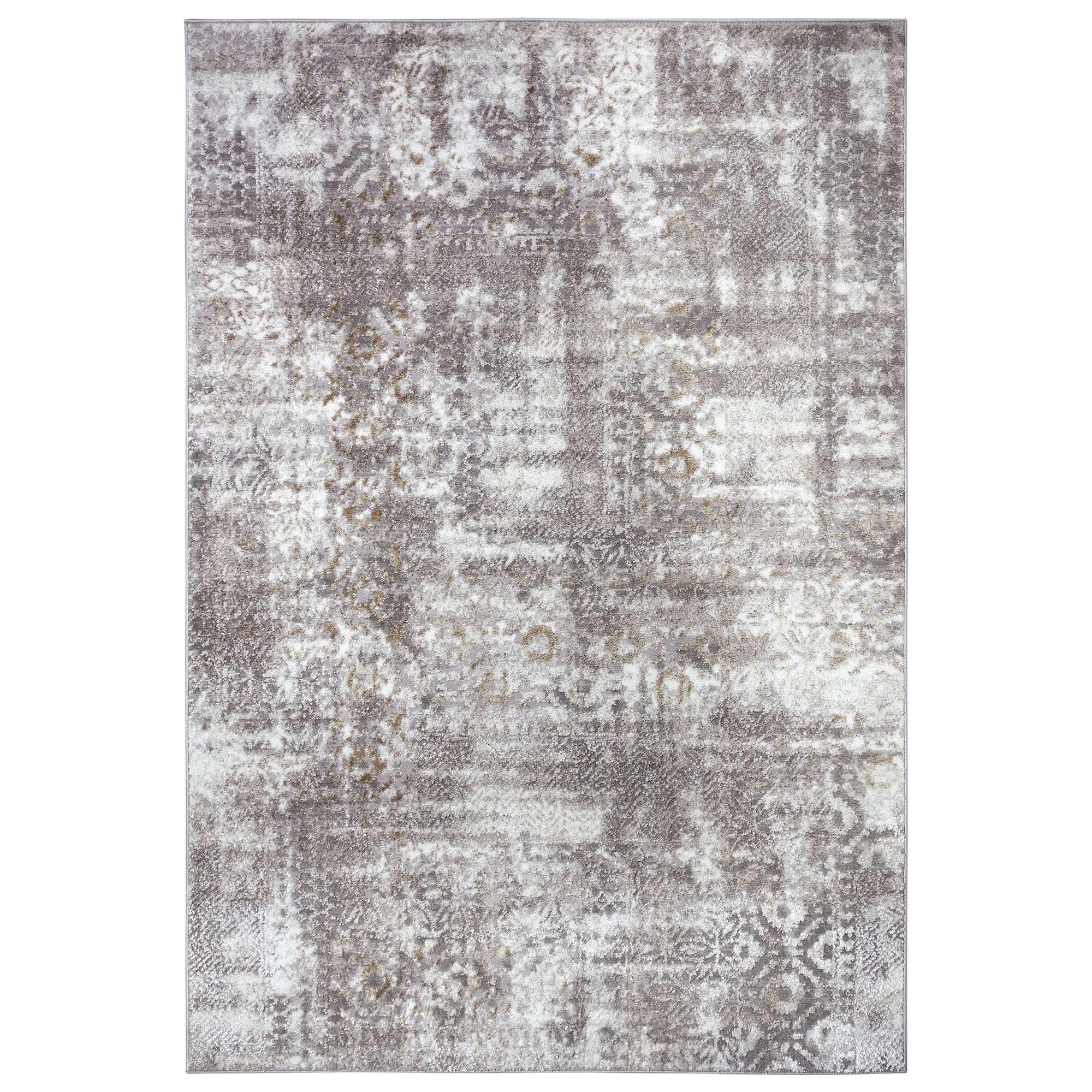 Tapis moderne Abstrait STUDIO Gris Marron – STUDIO DECO