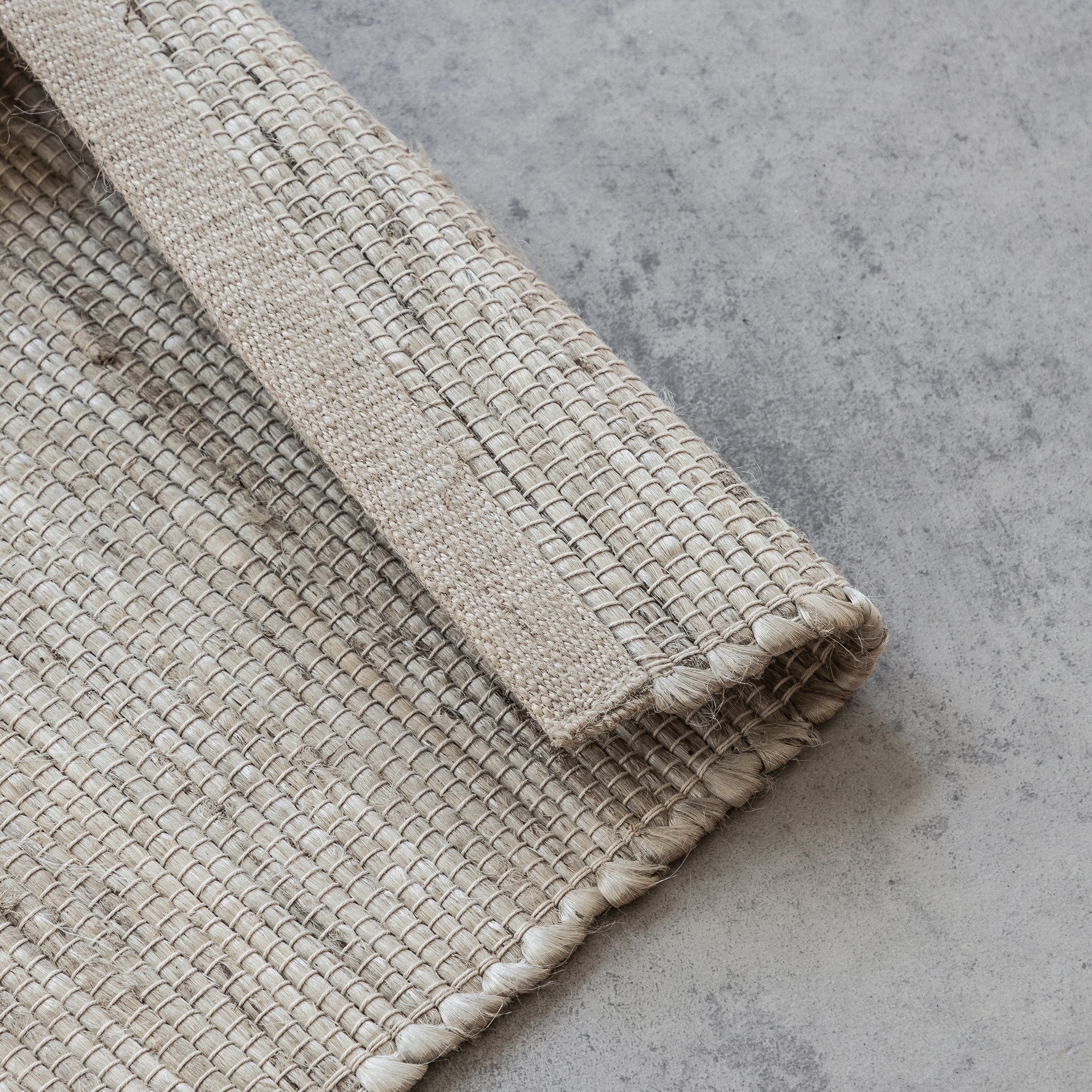 Tapis naturel en Jute HARMONY - Ivoire – STUDIO DECO