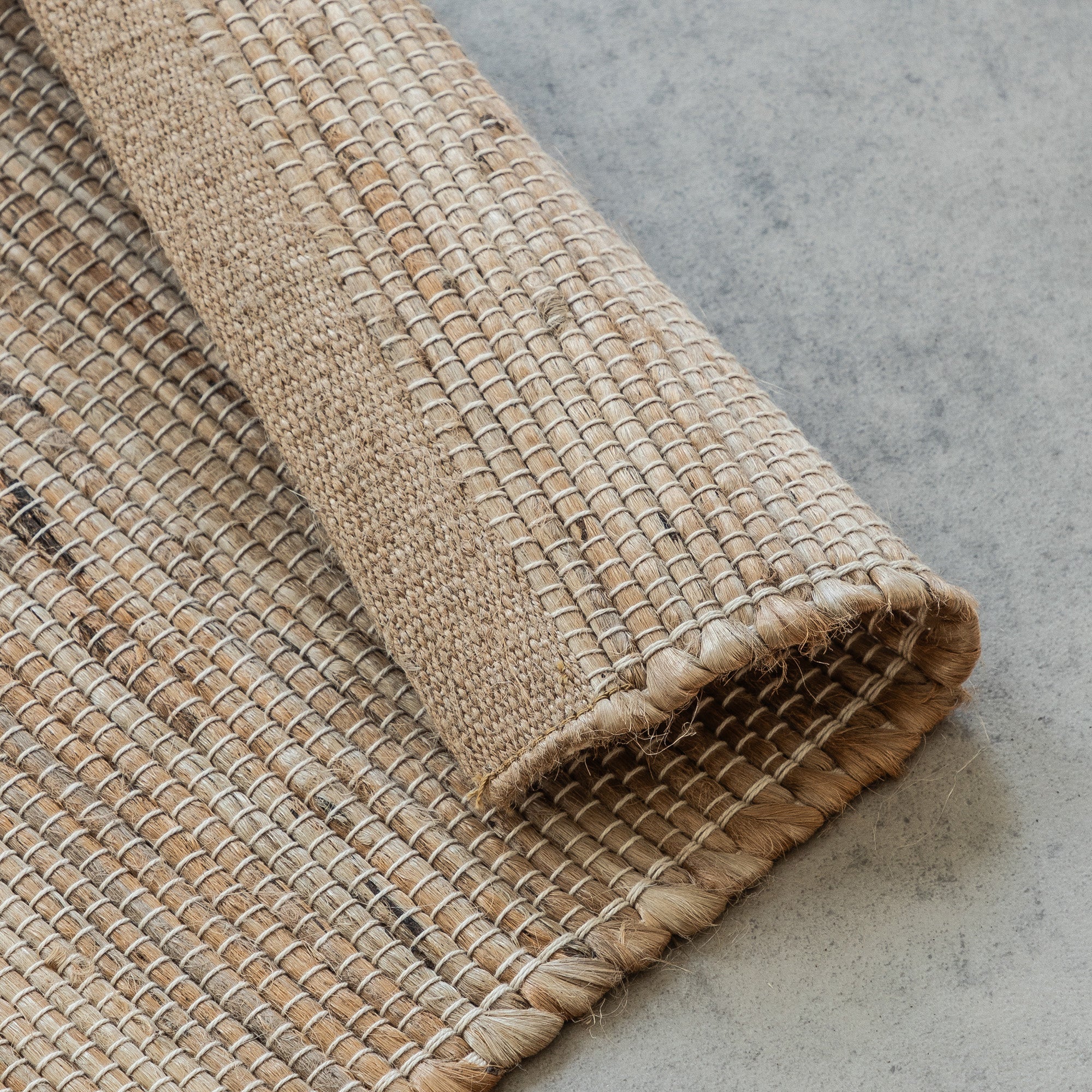 Tapis naturel en Jute HARMONY Beige Naturel – STUDIO DECO