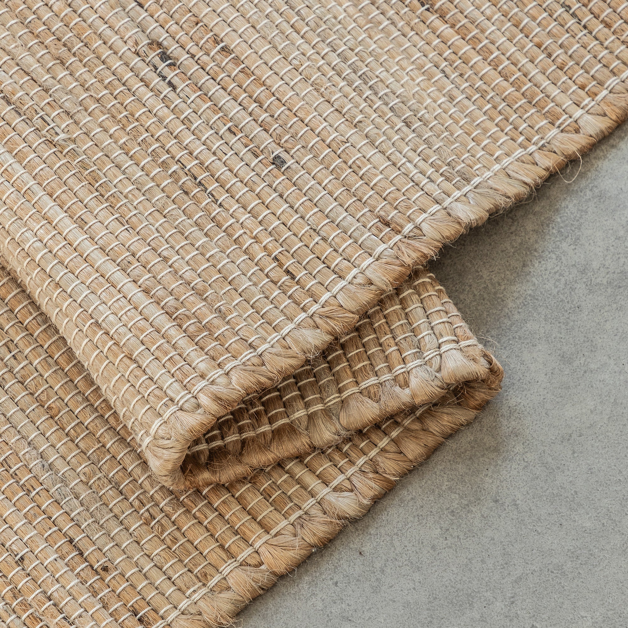 Tapis naturel en Jute HARMONY Beige Naturel – STUDIO DECO