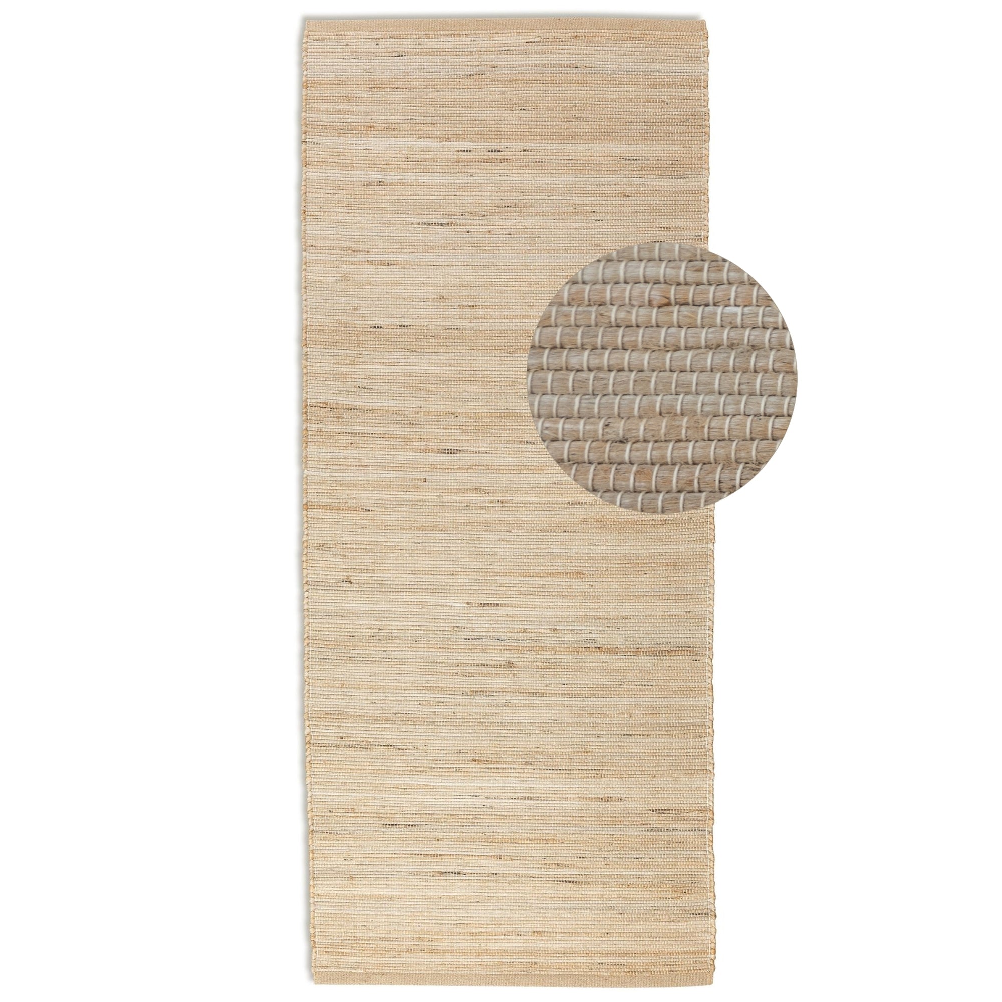 Tapis naturel en Jute HARMONY Beige Naturel – STUDIO DECO