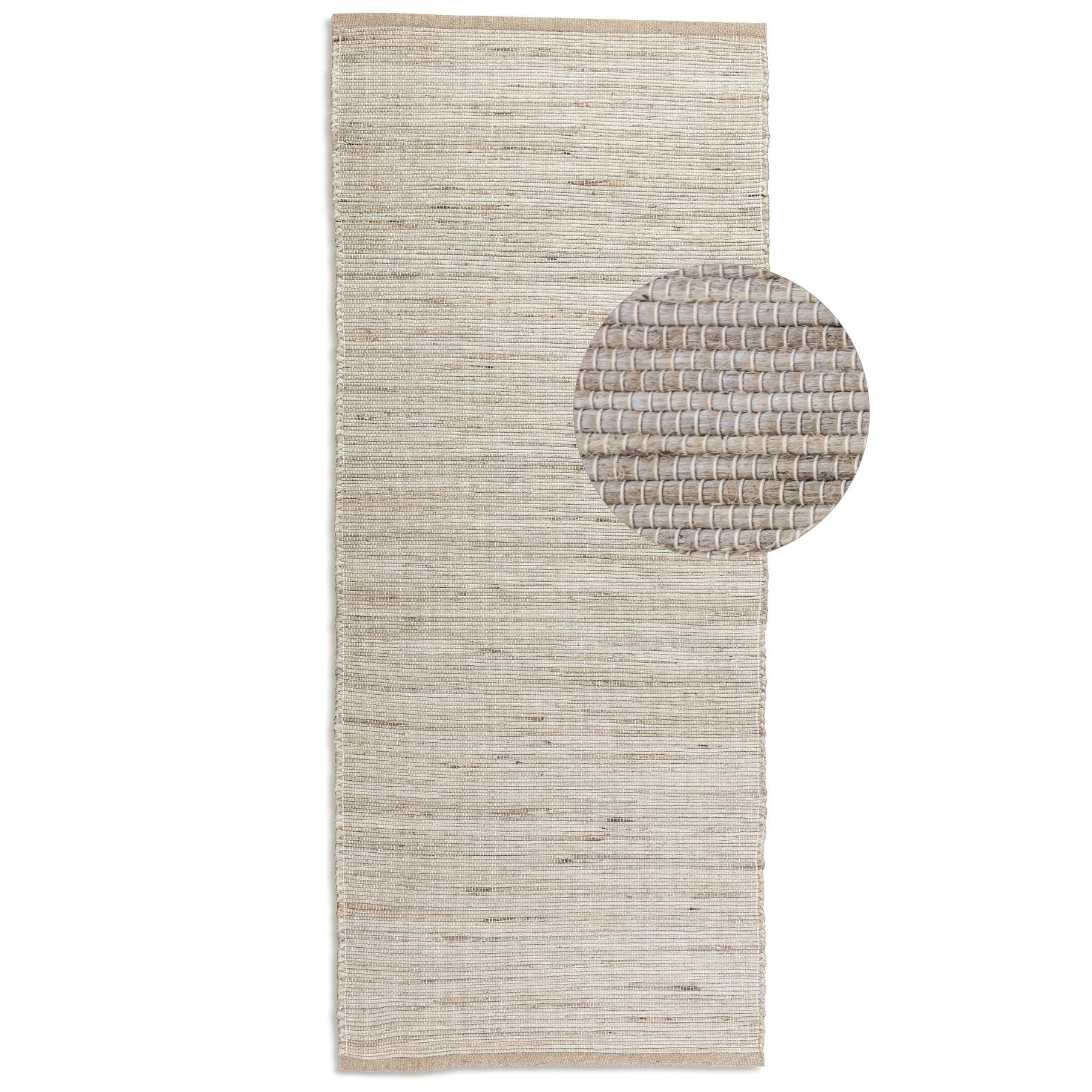 Tapis naturel en Jute HARMONY Greige – STUDIO DECO