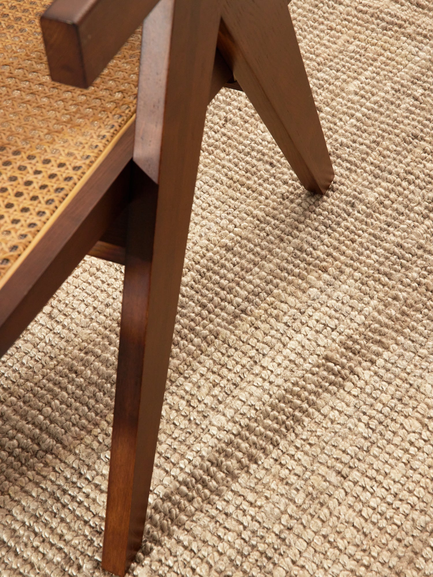 Tapis Rond en Jute Bouclé - Crème – STUDIO DECO