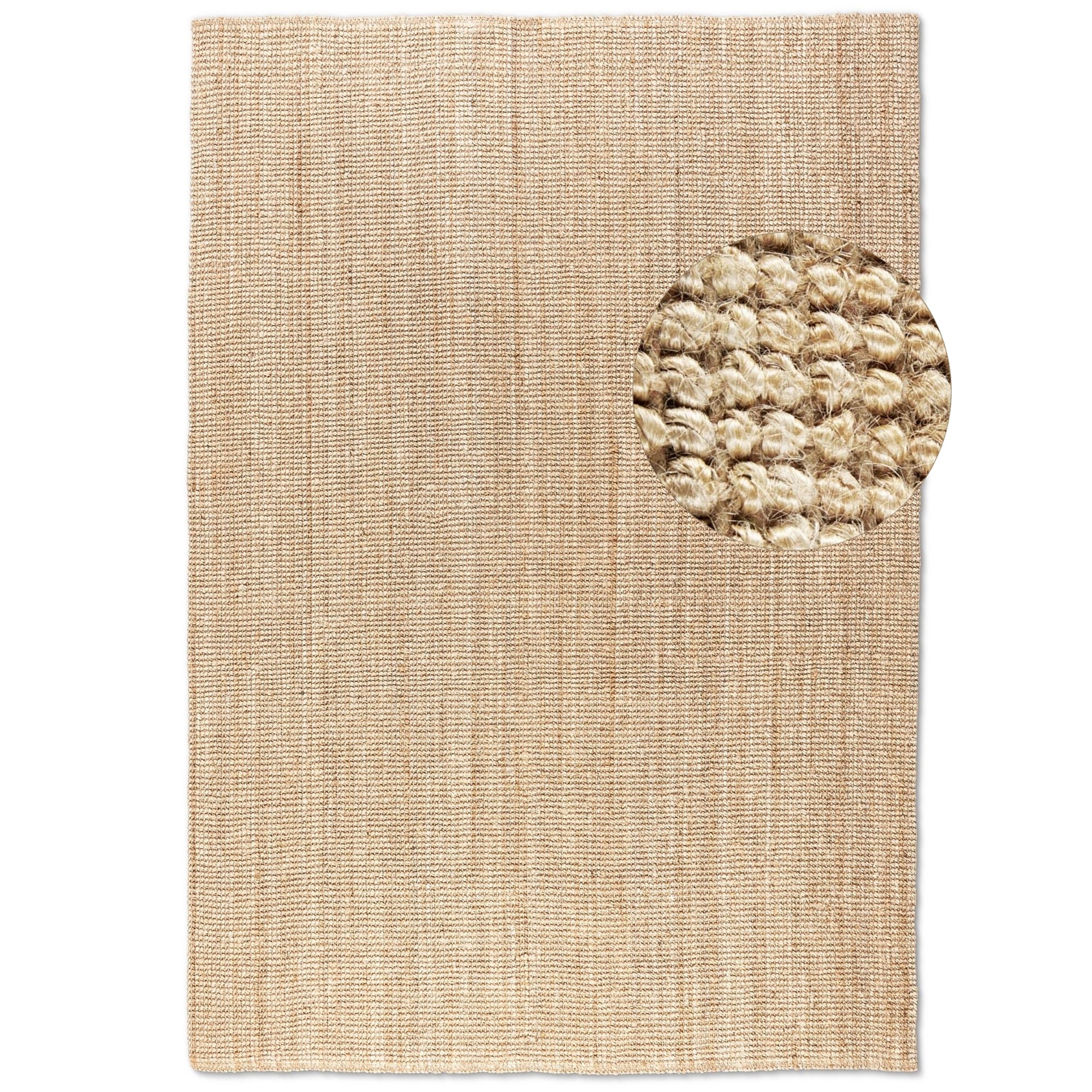 Tapis en Jute Bouclé JAIPUR Beige – STUDIO DECO