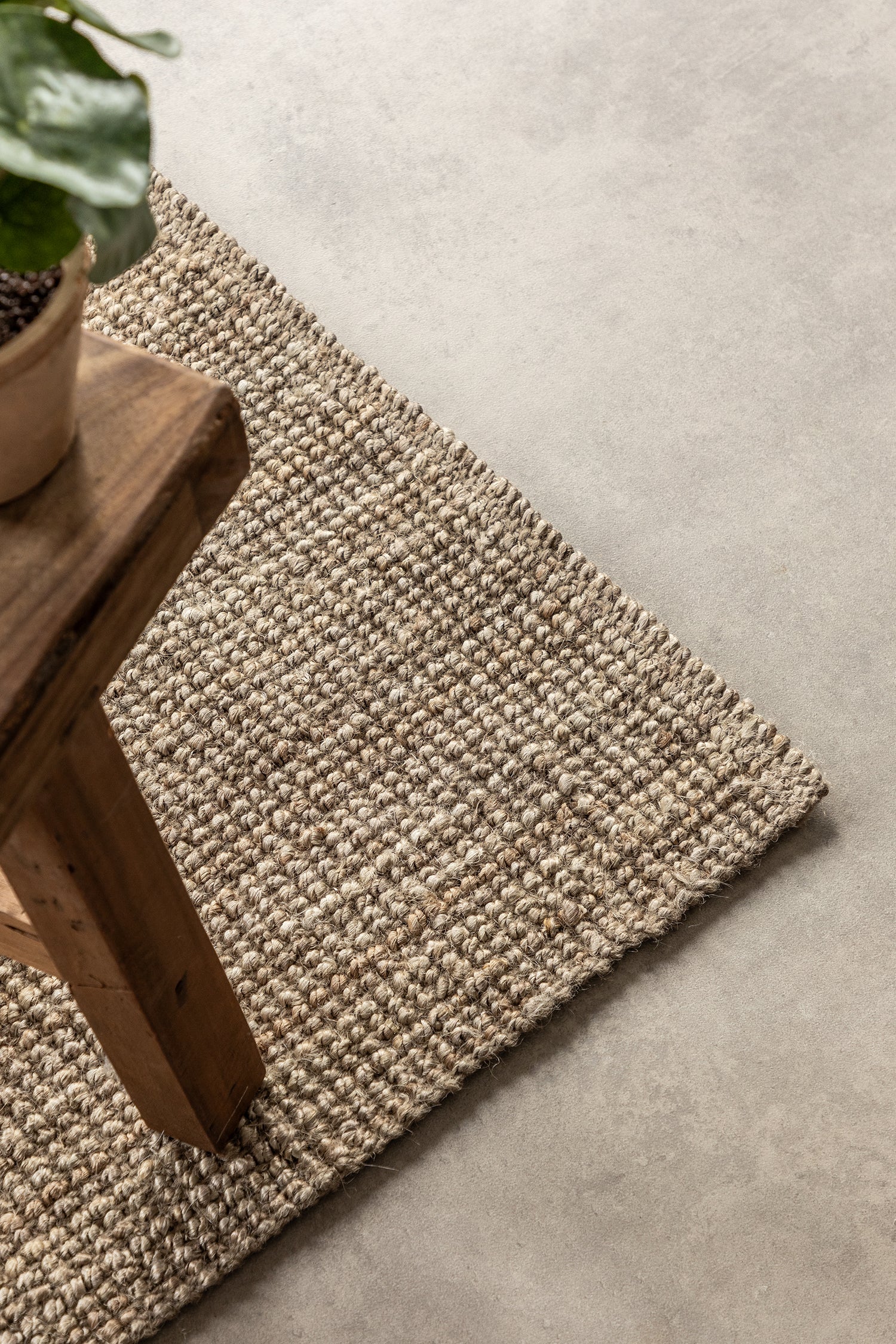 Tapis de Couloir en Jute Bouclé - Mocca – STUDIO DECO