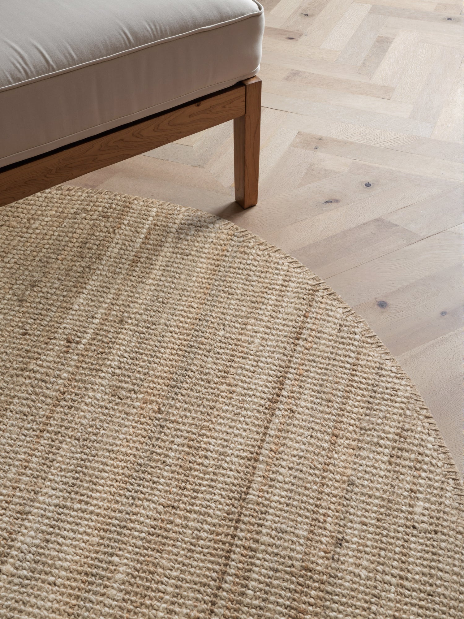 Tapis Rond en Jute Bouclé - Mocca – STUDIO DECO