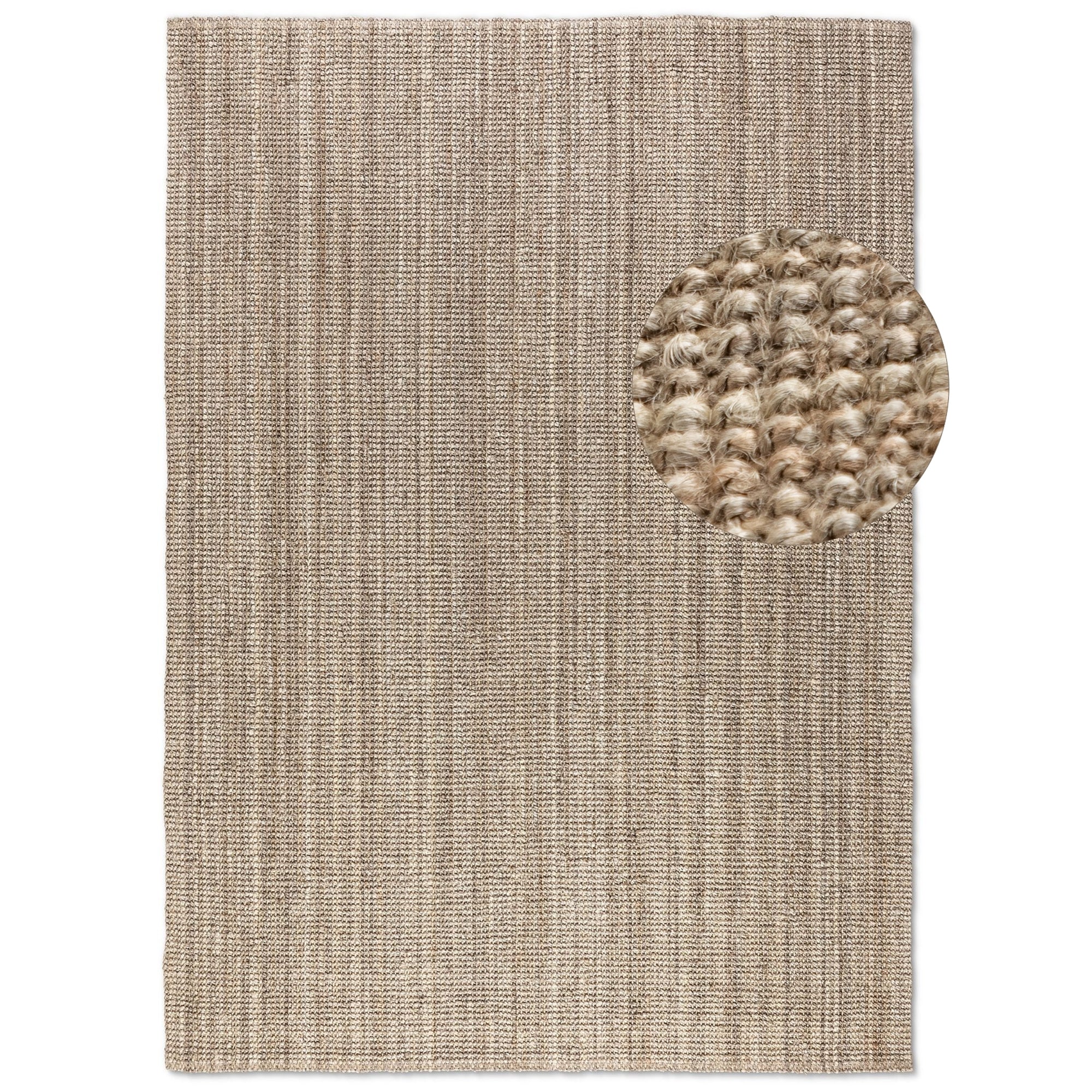 Tapis en Jute Bouclé JAIPUR Mocca – STUDIO DECO
