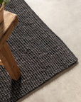 Tapis de Couloir en Jute Bouclé - Noir – STUDIO DECO