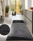 Tapis de Couloir en Jute Bouclé - Noir – STUDIO DECO