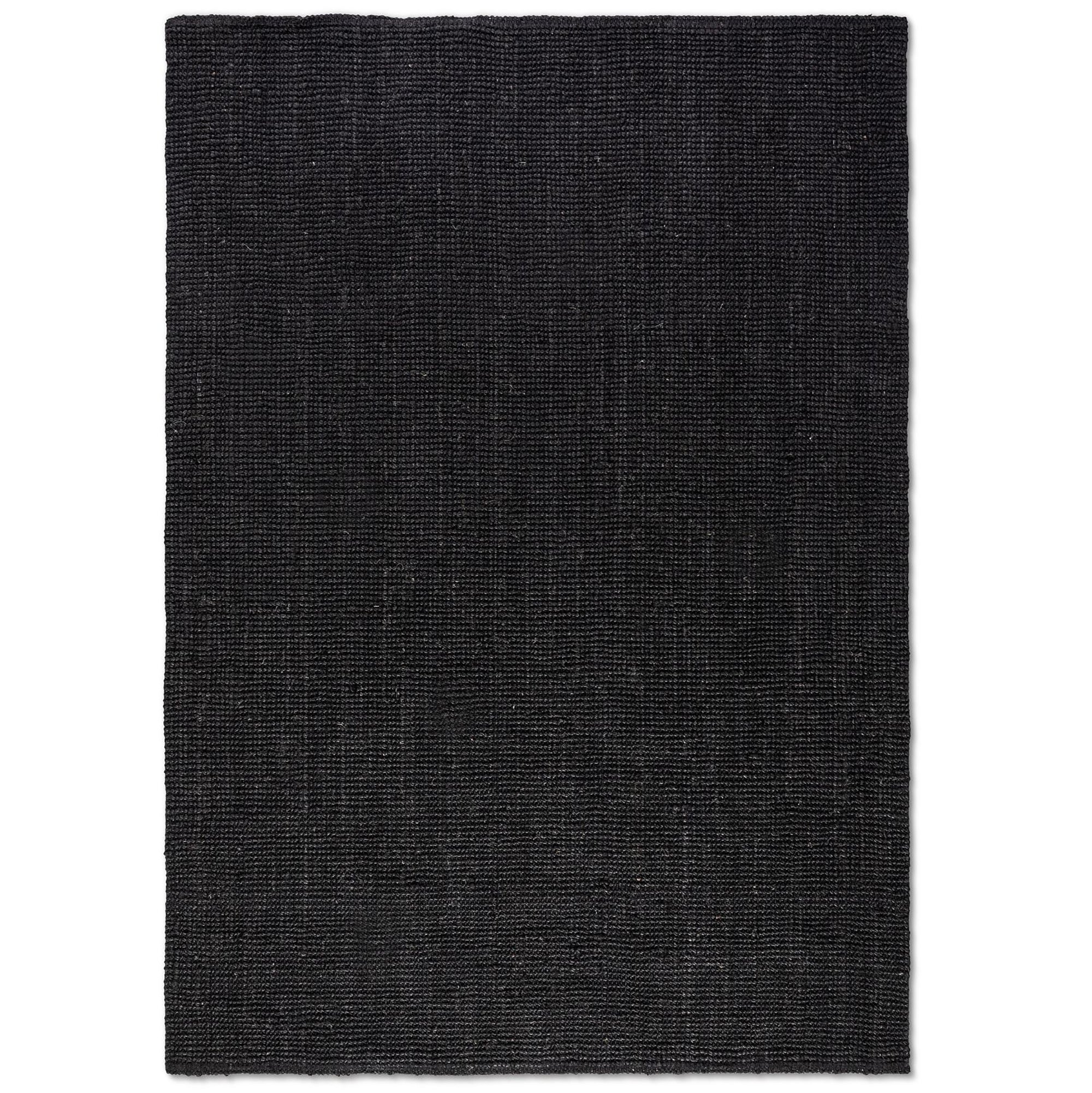 Tapis en Jute Bouclé JAIPUR Noir – STUDIO DECO