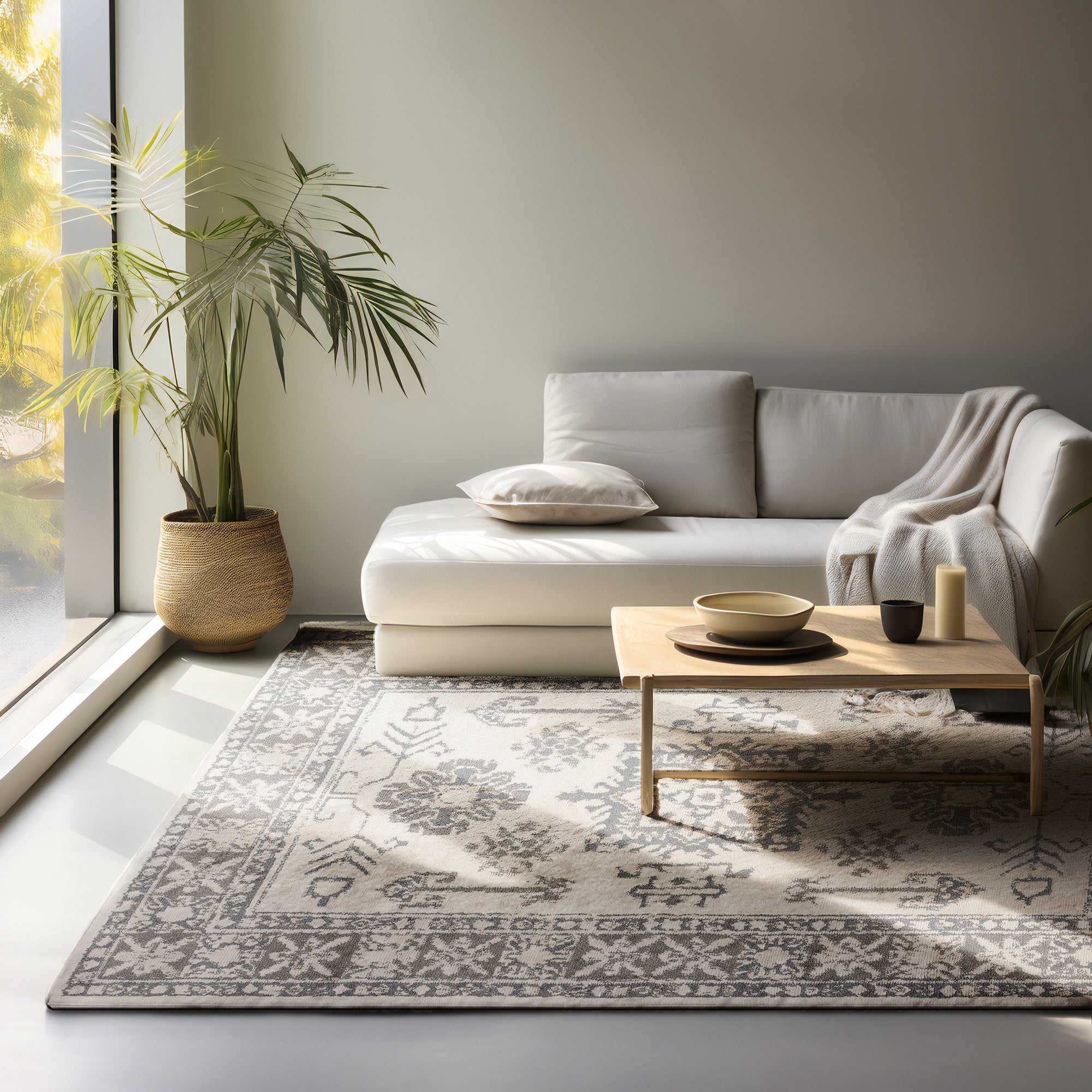 Tapis Berbère Vintage SAMIA Crème – STUDIO DECO