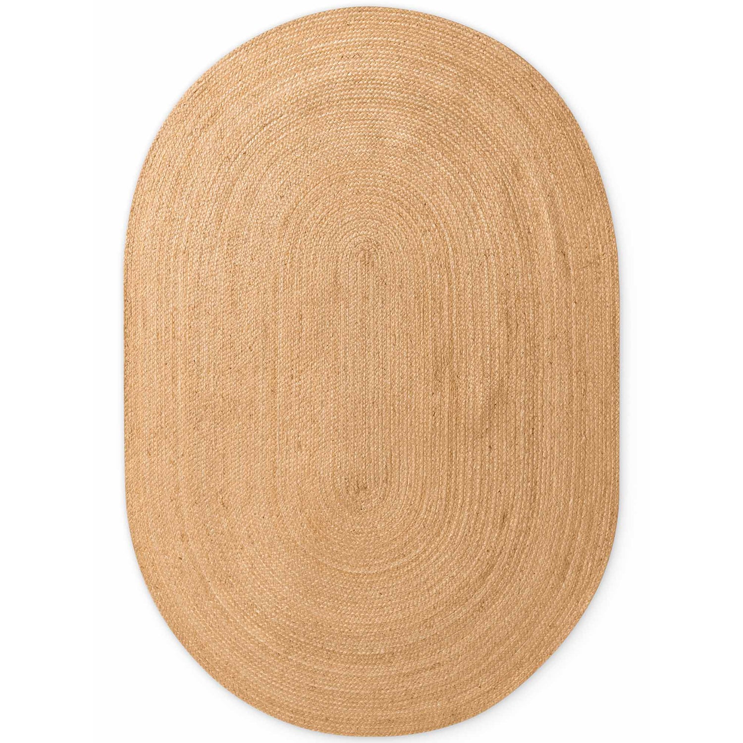 Tapis Ovale en Jute MAHAL Beige – STUDIO DECO