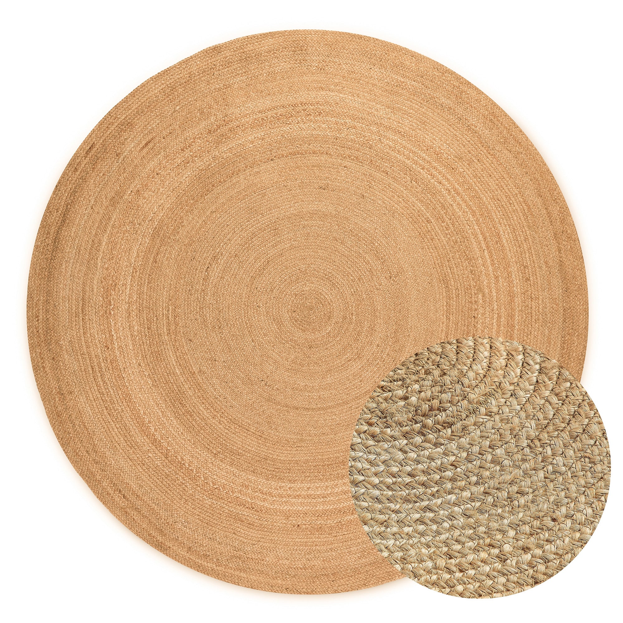 Tapis Rond en Jute MAHAL - Beige – STUDIO DECO