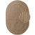 Tapis Ovale en Jute MAHAL Marron – STUDIO DECO
