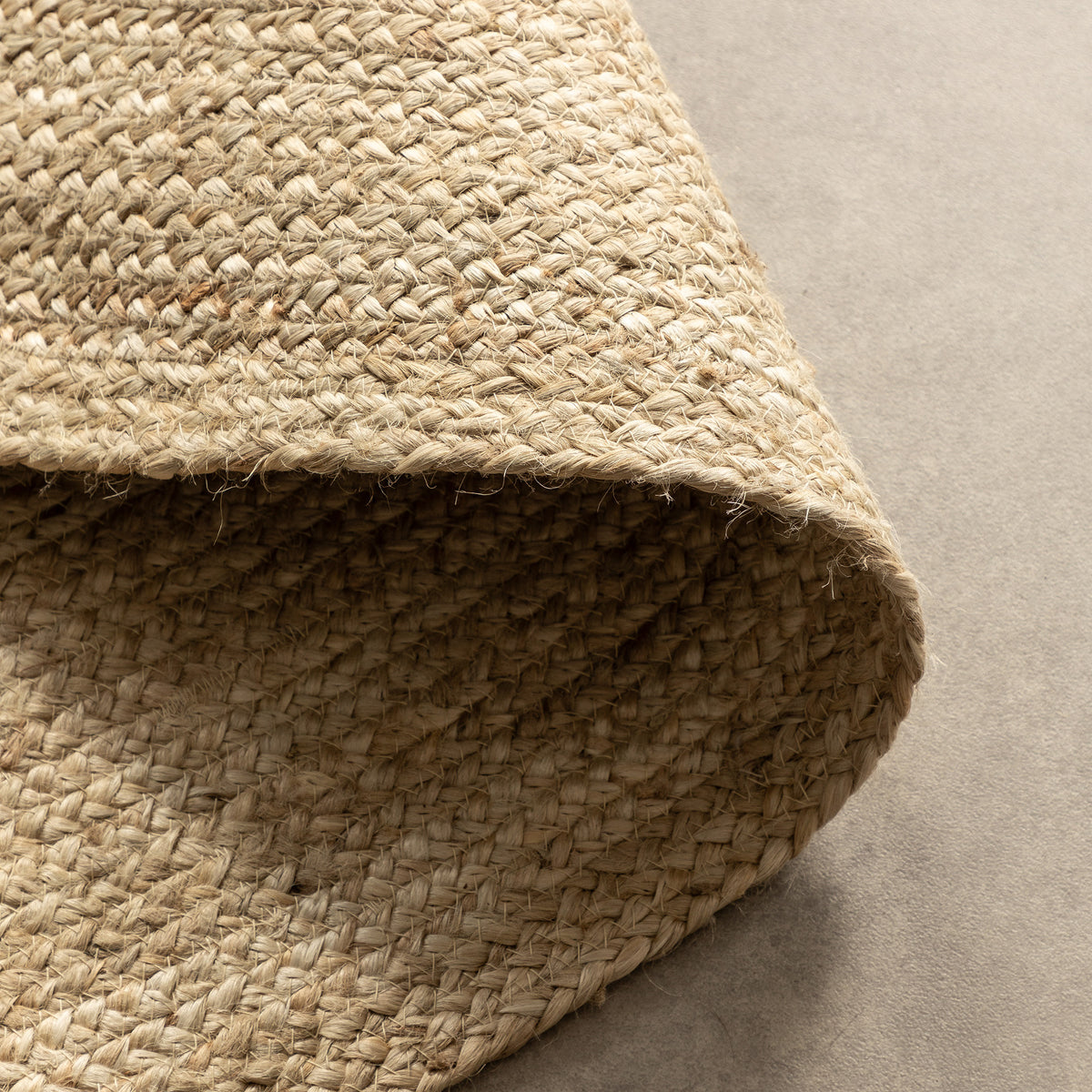 Tapis Rond En Jute Bohème Fait Main 120 Cm Ivoire - TT Home Tapis Chambre Adulte Style Moderne Naturel