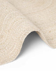 Tapis Ovale en Jute MAHAL Ivoire – STUDIO DECO