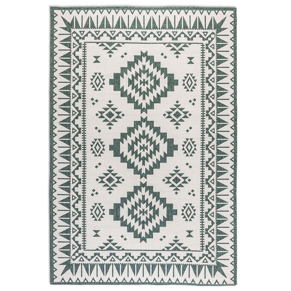 Tapis Extérieur Réversible AZILA Crème et Vert