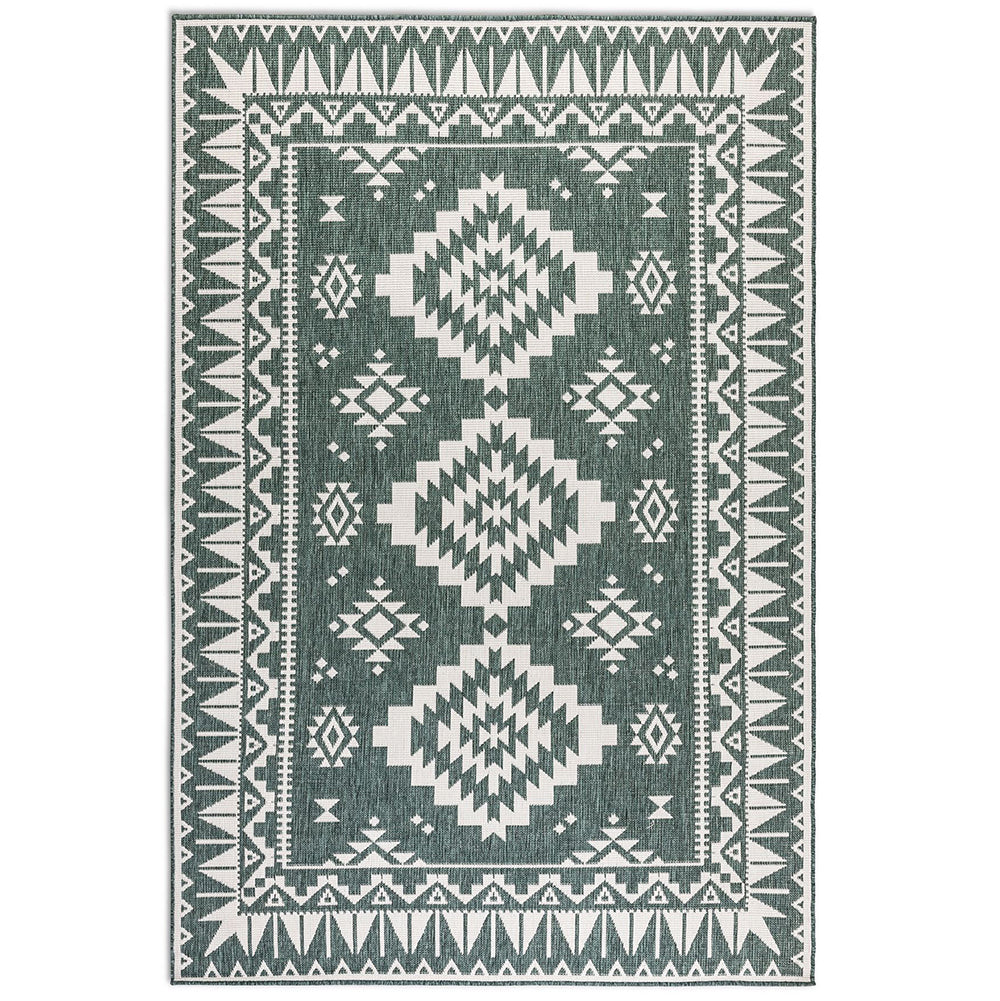 Tapis Extérieur Réversible AZILA Crème et Vert