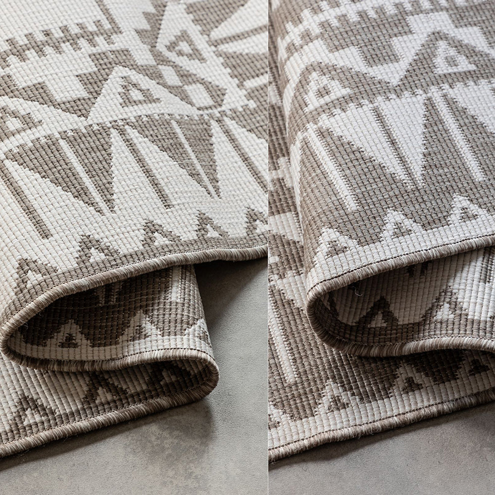 Tapis Extérieur Réversible AZILA Crème et Lin
