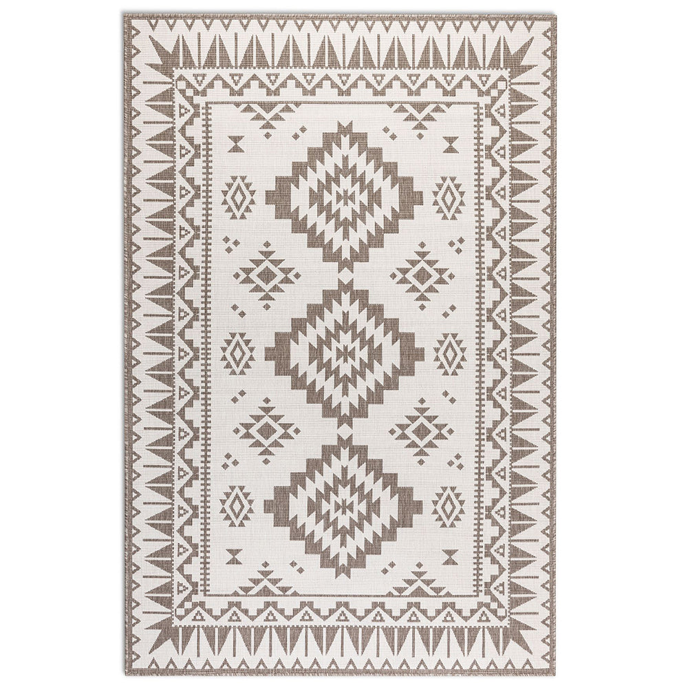 Tapis Extérieur Réversible AZILA Crème et Lin