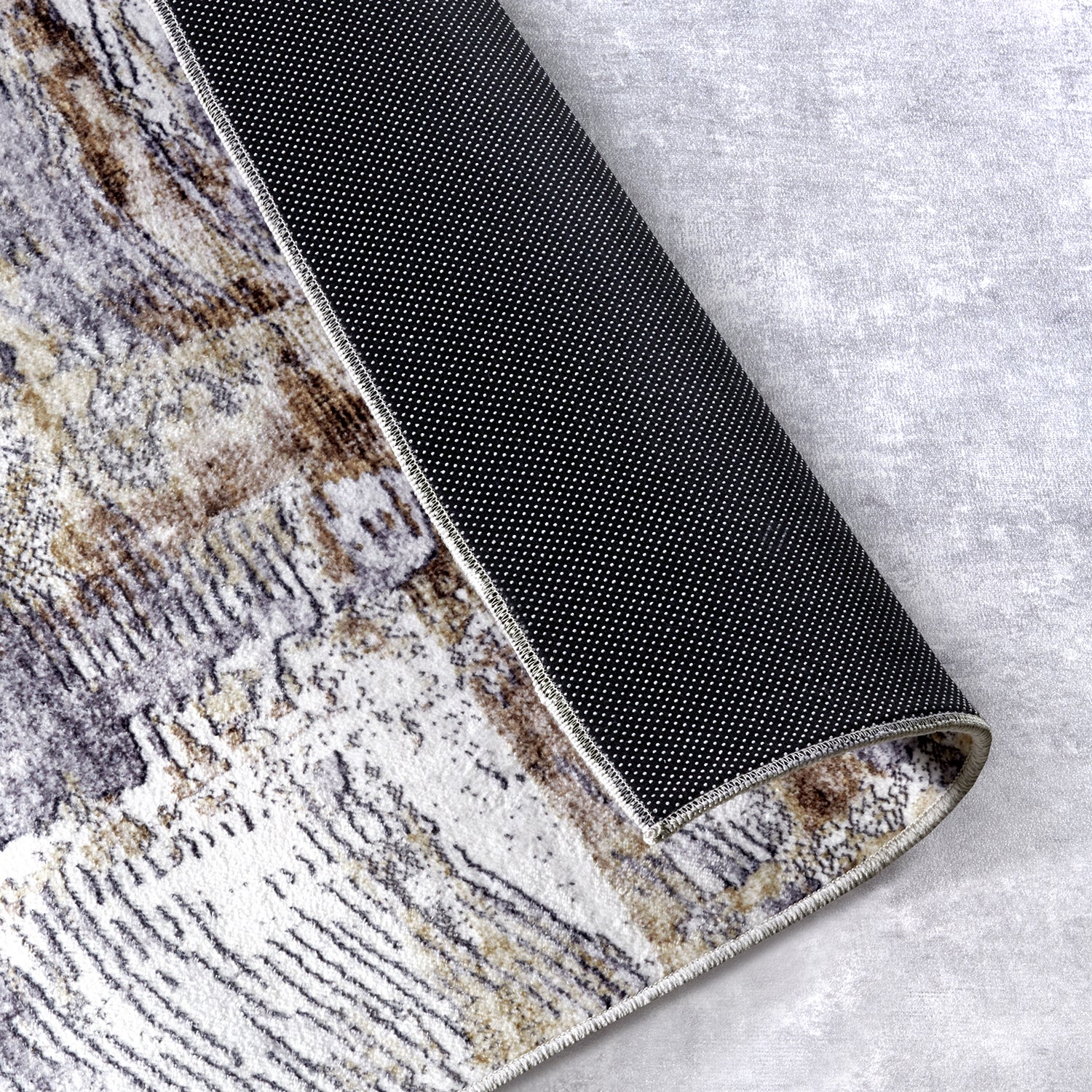 Tapis à motifs Abstrait Cuivre et Or - ELLE Decoration – STUDIO DECO