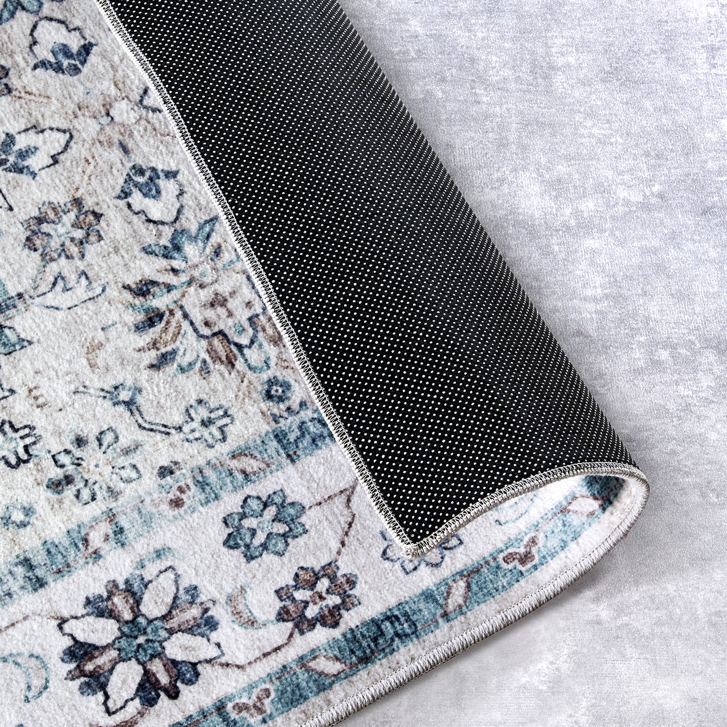 Tapis à motifs Oriental Vintage Bleu - ELLE Decoration – STUDIO DECO