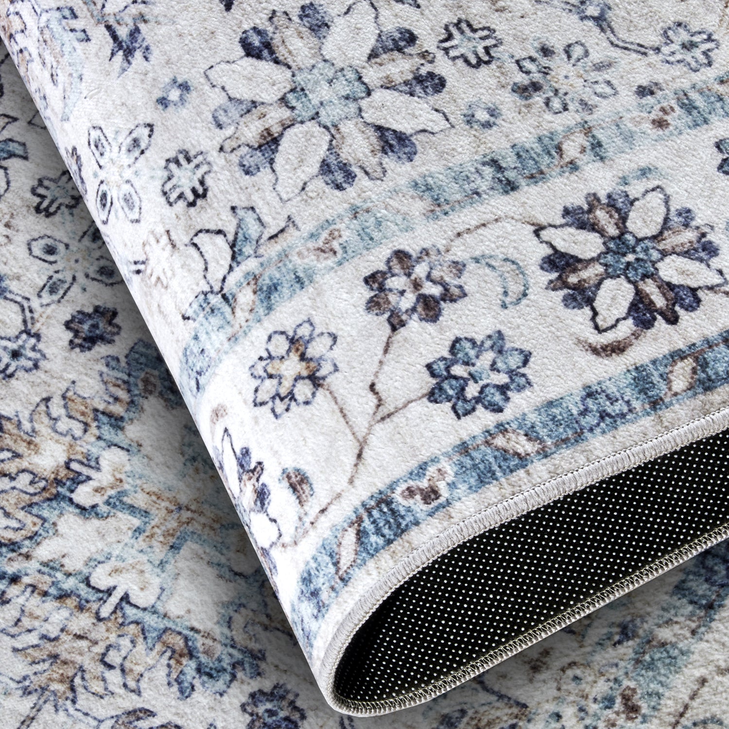 Tapis à motifs Oriental Vintage Bleu - ELLE Decoration – STUDIO DECO