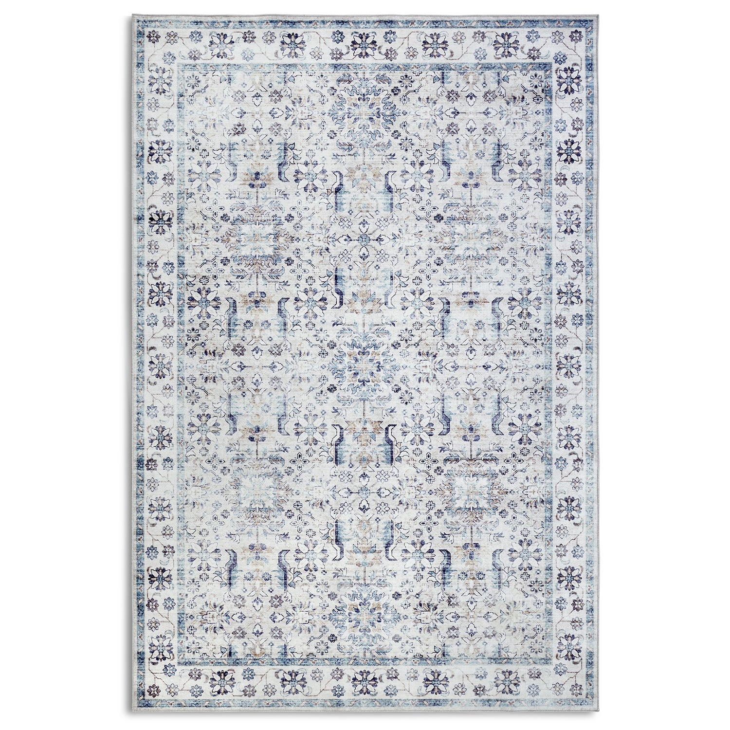 Tapis à motifs Oriental Vintage Bleu - ELLE Decoration – STUDIO DECO