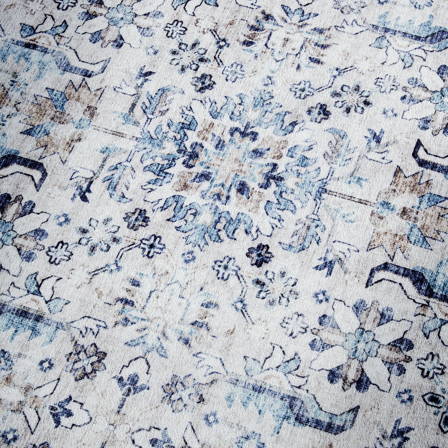 Tapis à motifs Oriental Vintage Bleu - ELLE Decoration – STUDIO DECO