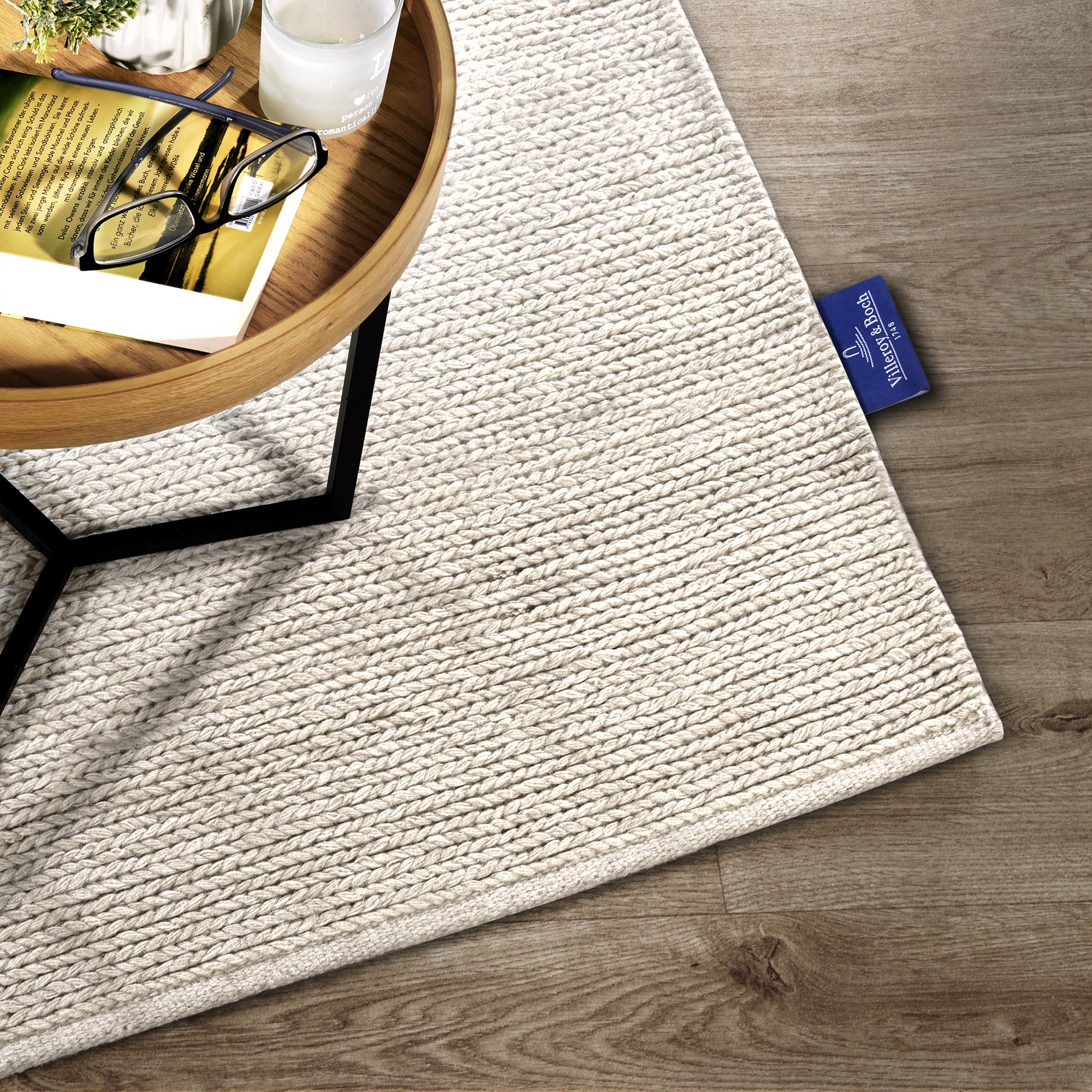 Tapis en laine tissé à la main Crème - Villeroy & Boch – STUDIO DECO