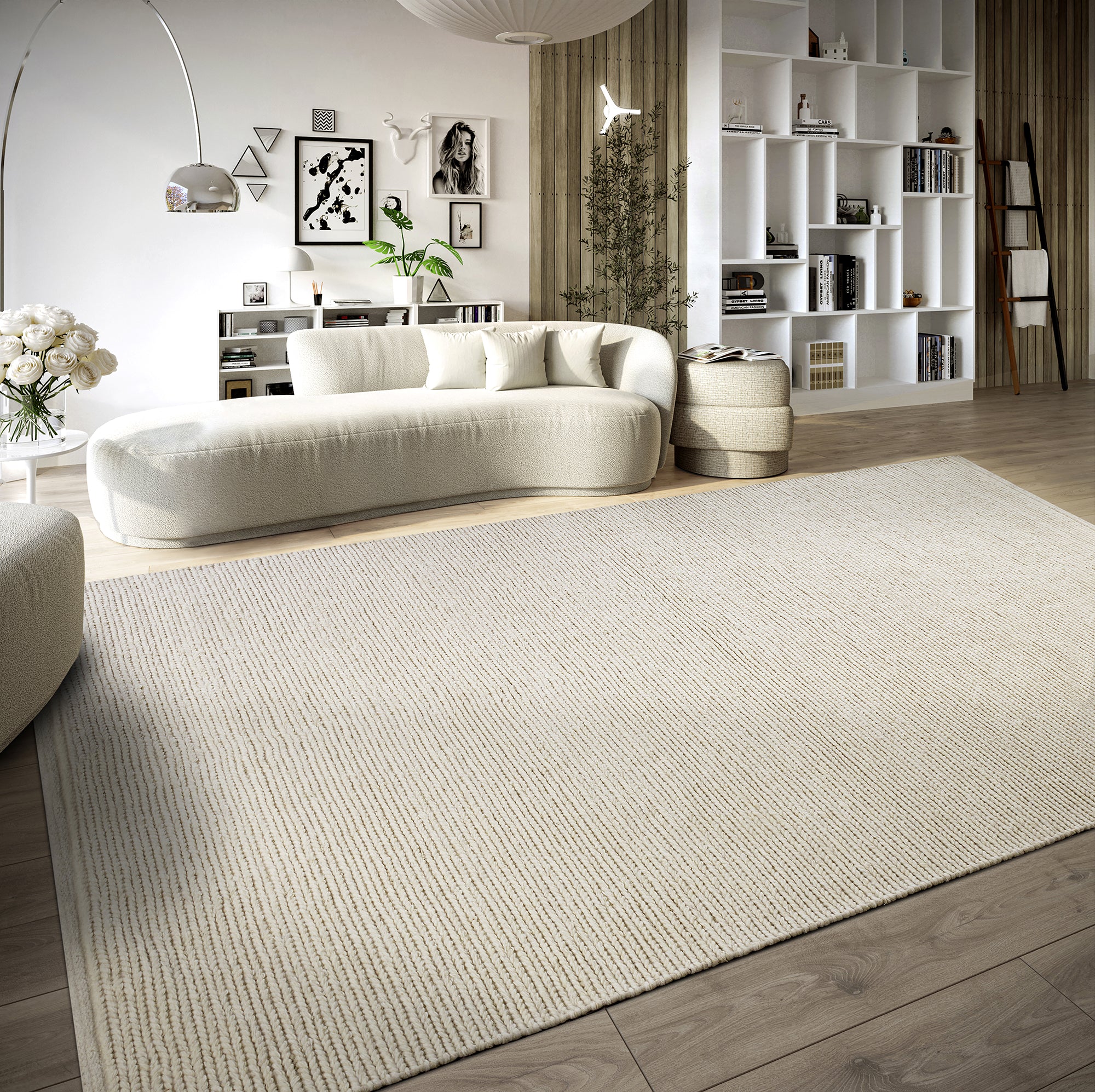 Tapis en laine tissé à la main Crème - Villeroy & Boch – STUDIO DECO