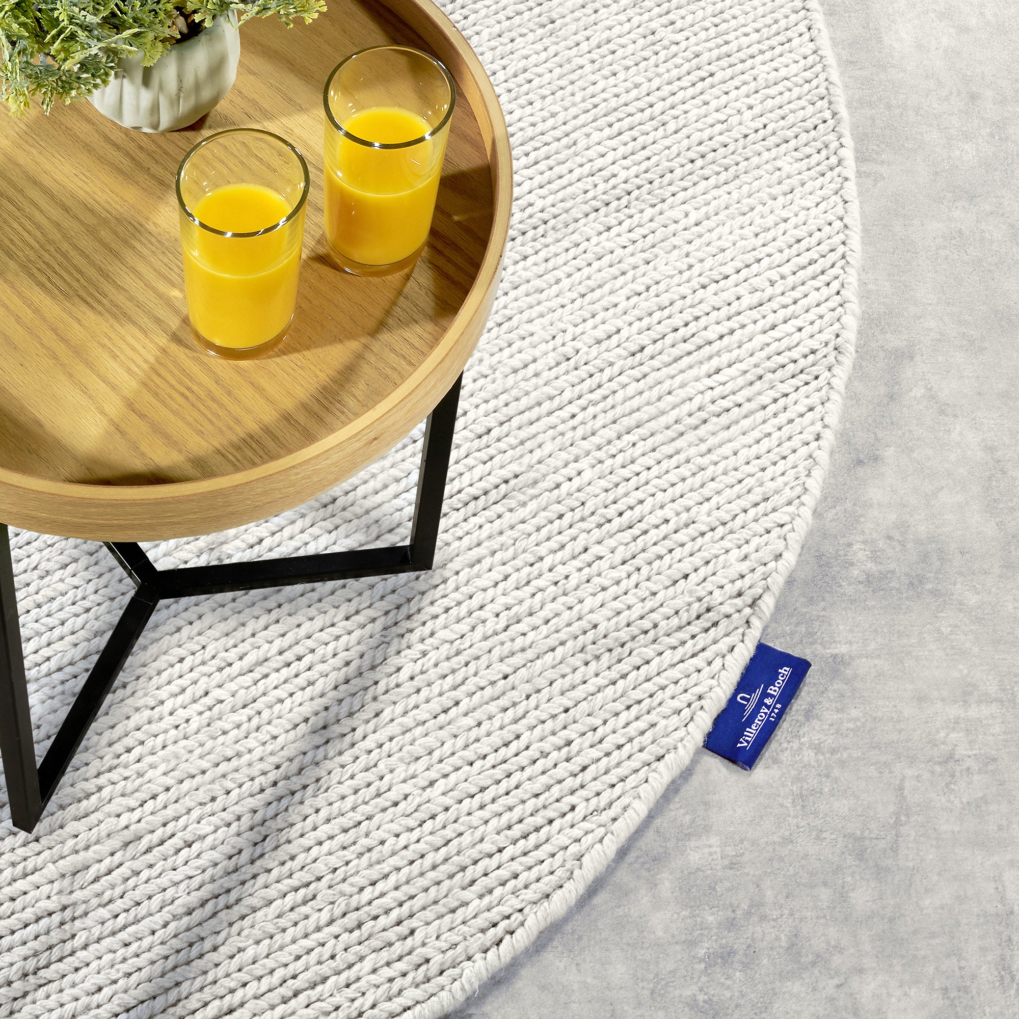 Tapis Oval en laine tissé à la main Crème - Villeroy & Boch – STUDIO DECO