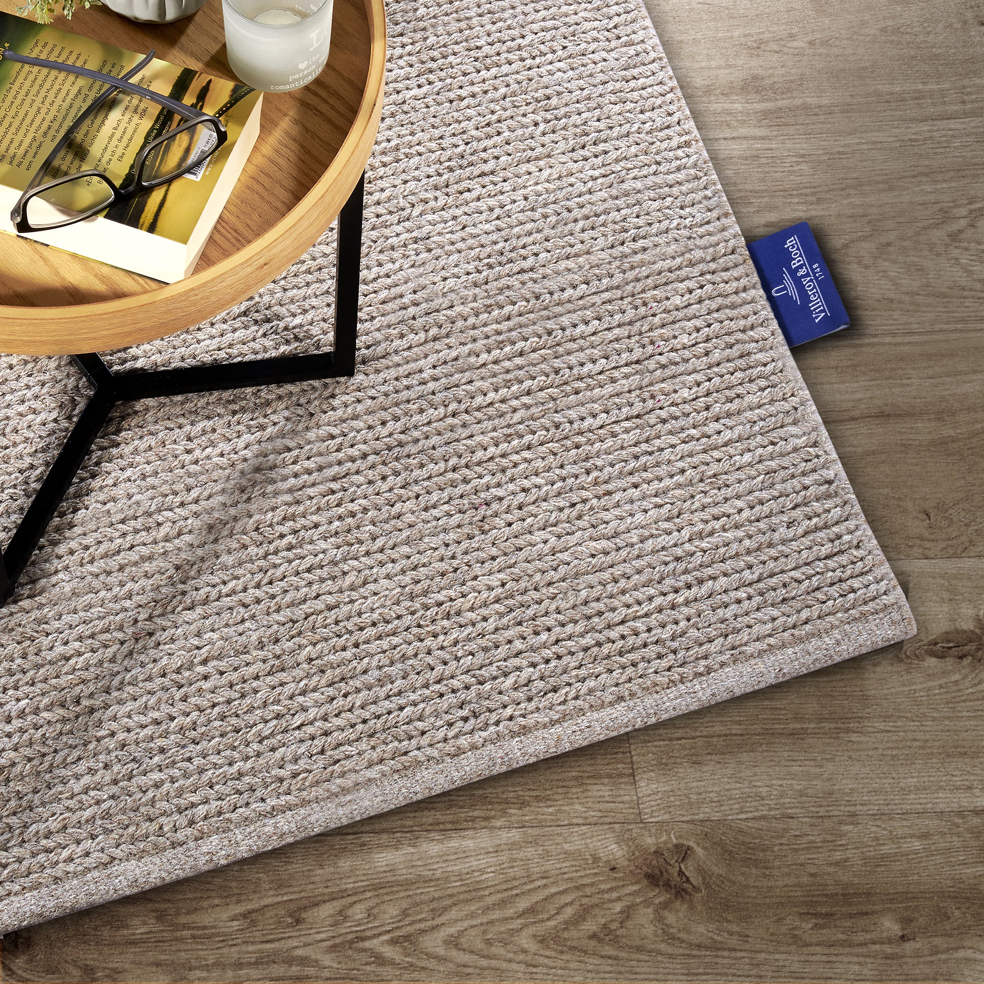 Tapis en laine tissé à la main Beige - Villeroy & Boch – STUDIO DECO