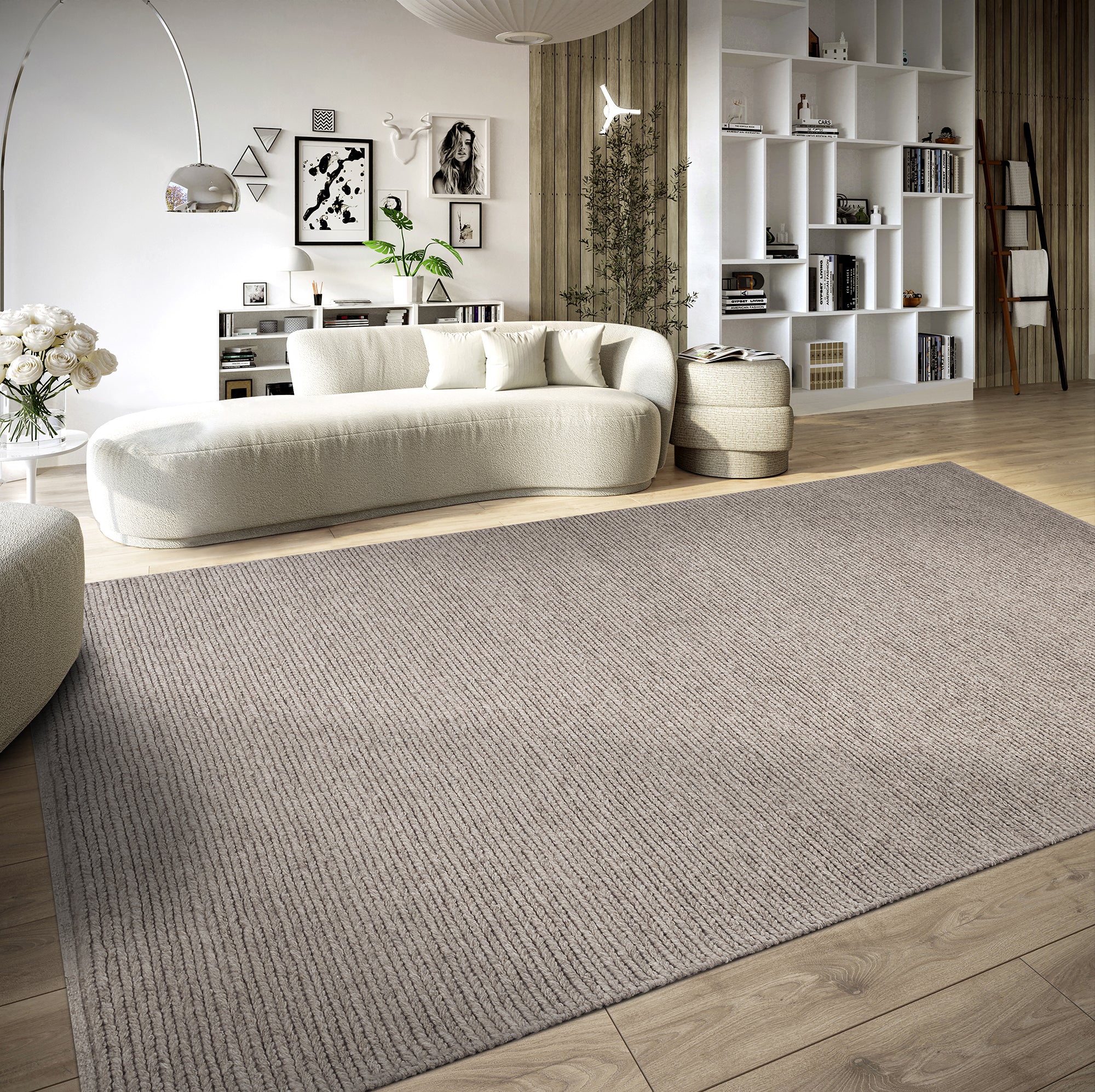 Tapis en laine tissé à la main Beige - Villeroy & Boch – STUDIO DECO