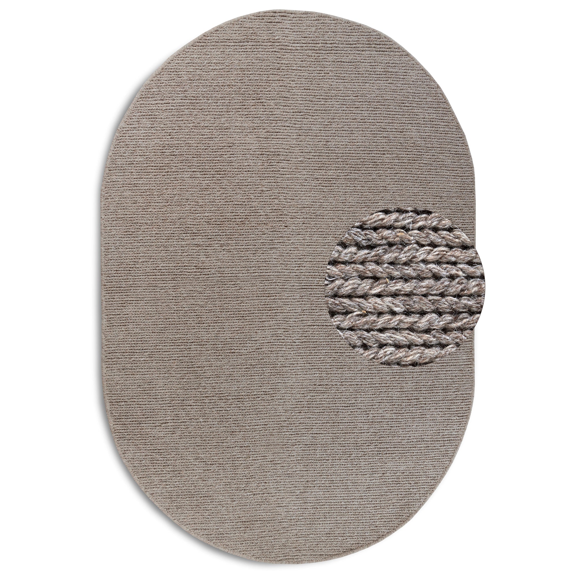 Tapis Oval en laine tissé à la main Beige - Villeroy & Boch – STUDIO DECO