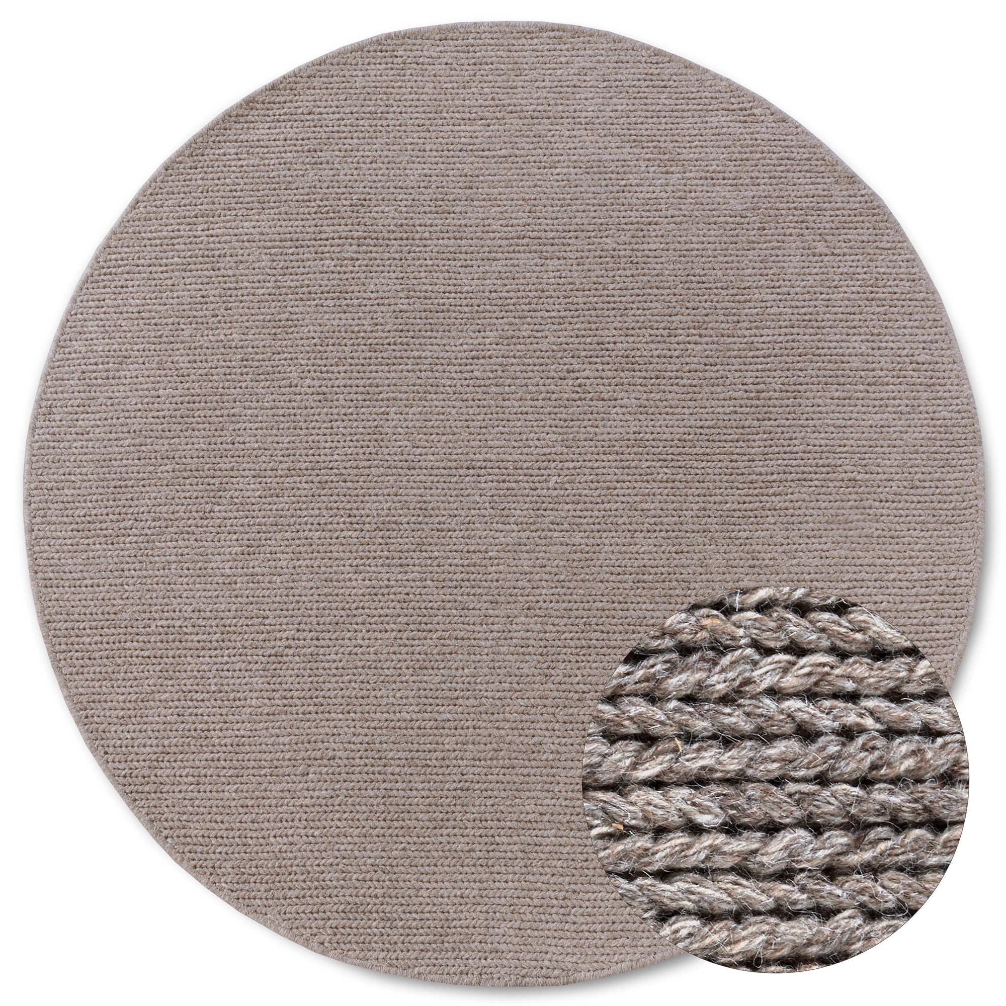 Tapis Rond en laine tissé à la main Beige - Villeroy & Boch – STUDIO DECO