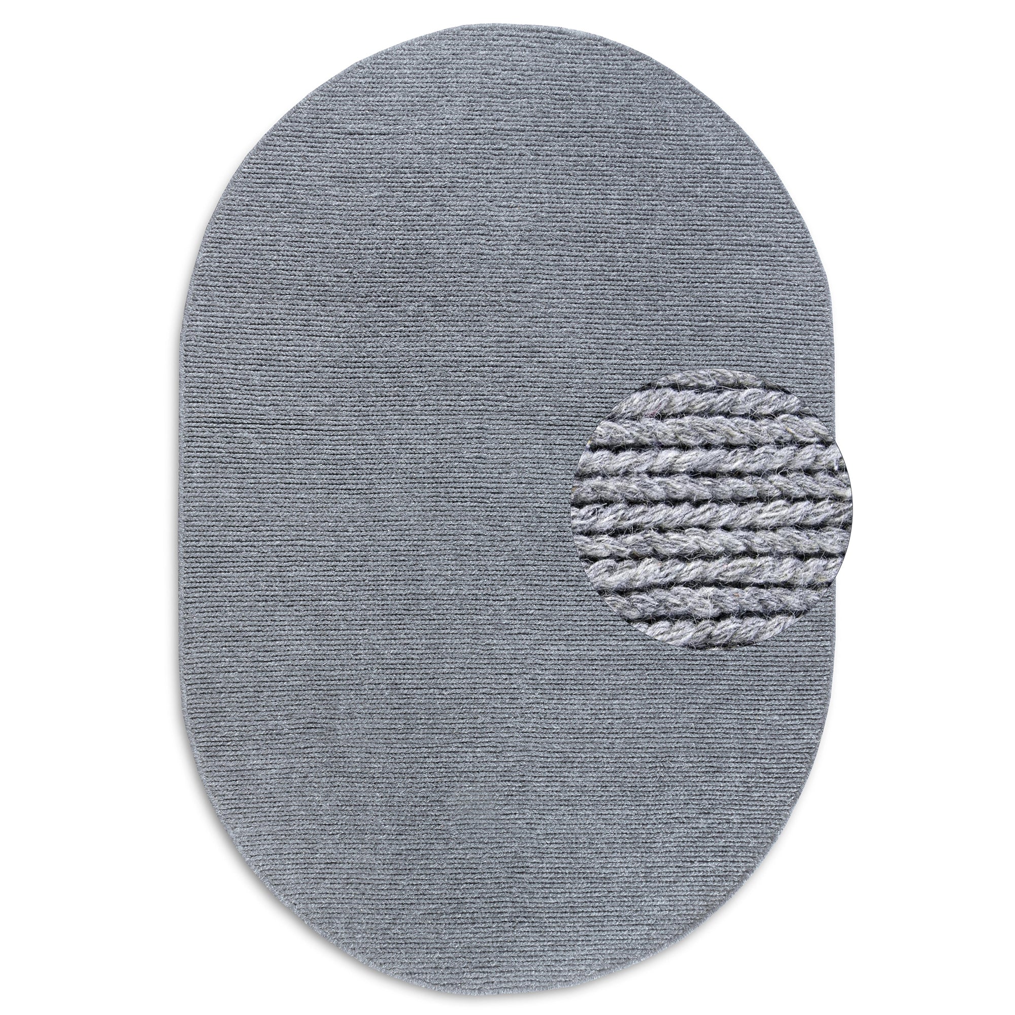 Tapis Oval en laine tissé à la main Gris - Villeroy & Boch – STUDIO DECO