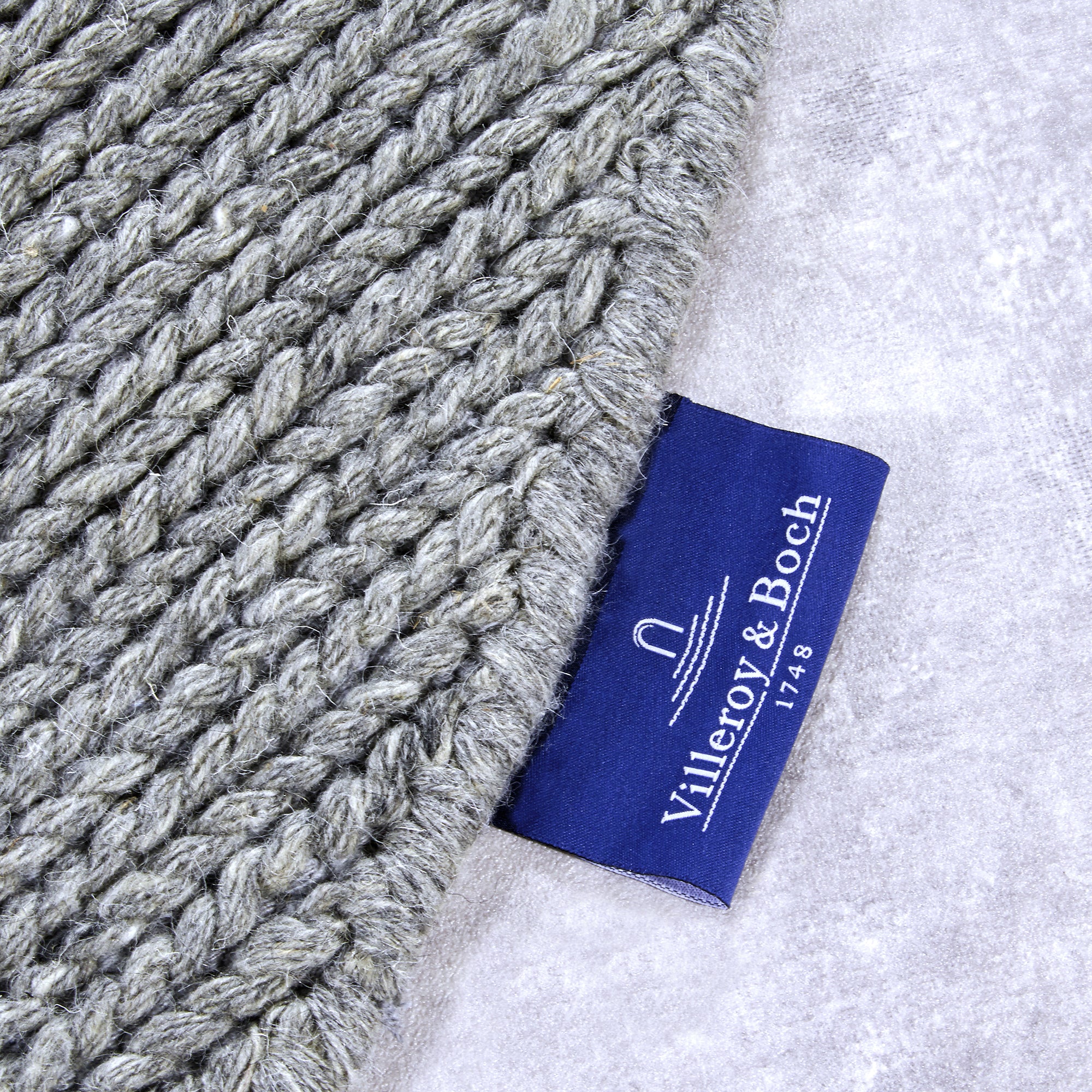 Tapis Rond en laine tissé à la main Gris - Villeroy & Boch – STUDIO DECO