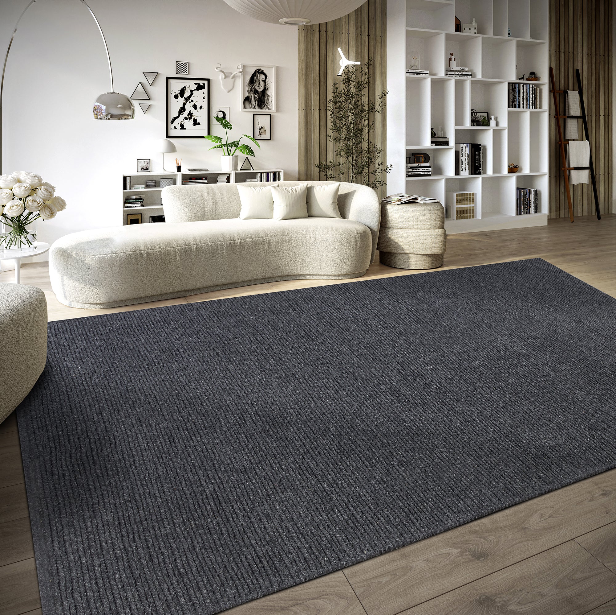 Tapis en laine tissé à la main Anthracite - Villeroy & Boch – STUDIO DECO