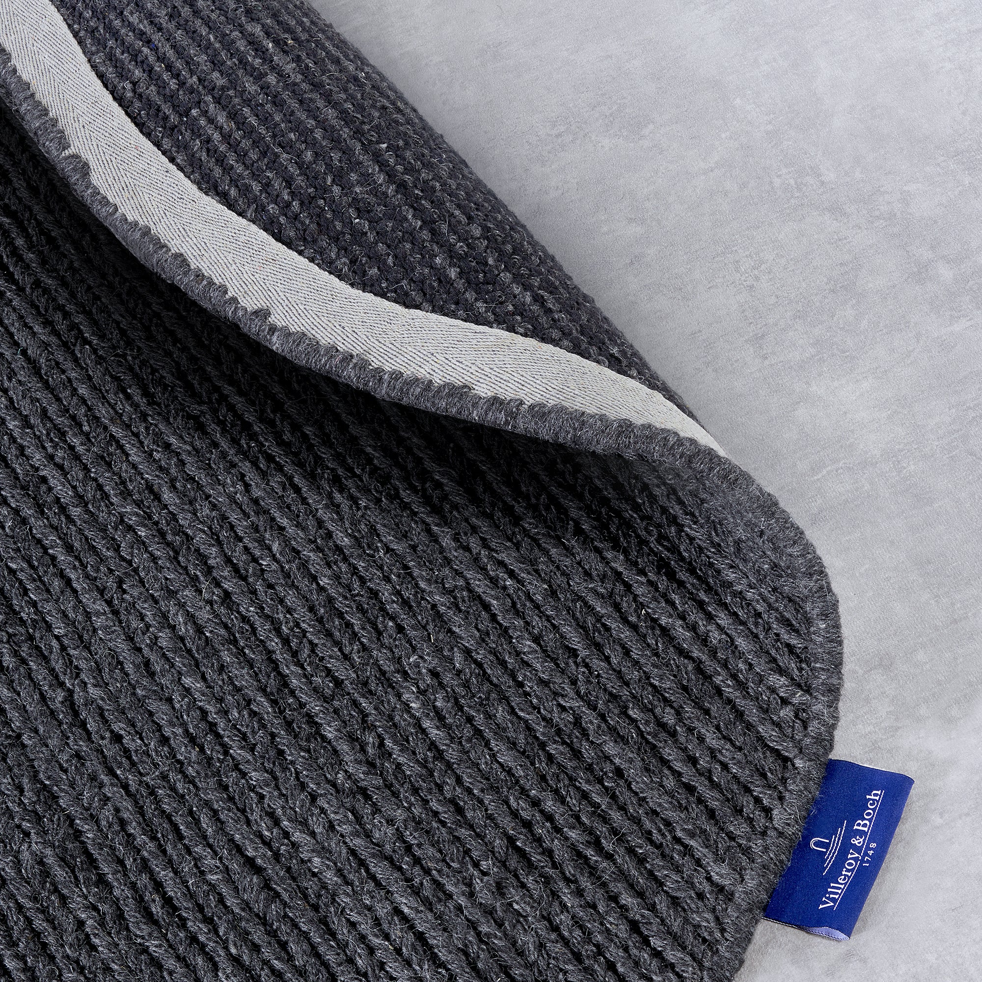 Tapis Rond en laine tissé à la main Anthracite - Villeroy & Boch – STUDIO DECO