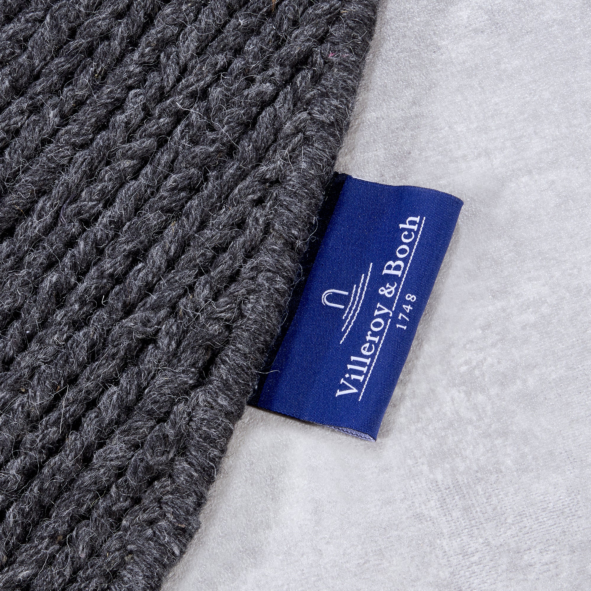 Tapis Rond en laine tissé à la main Anthracite - Villeroy & Boch – STUDIO DECO